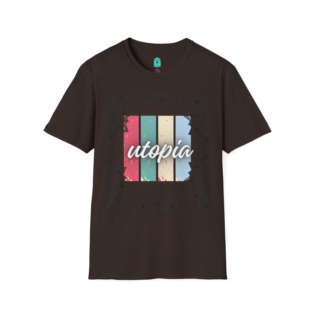 Utopia Retro Stripe Mandala T-Shirt