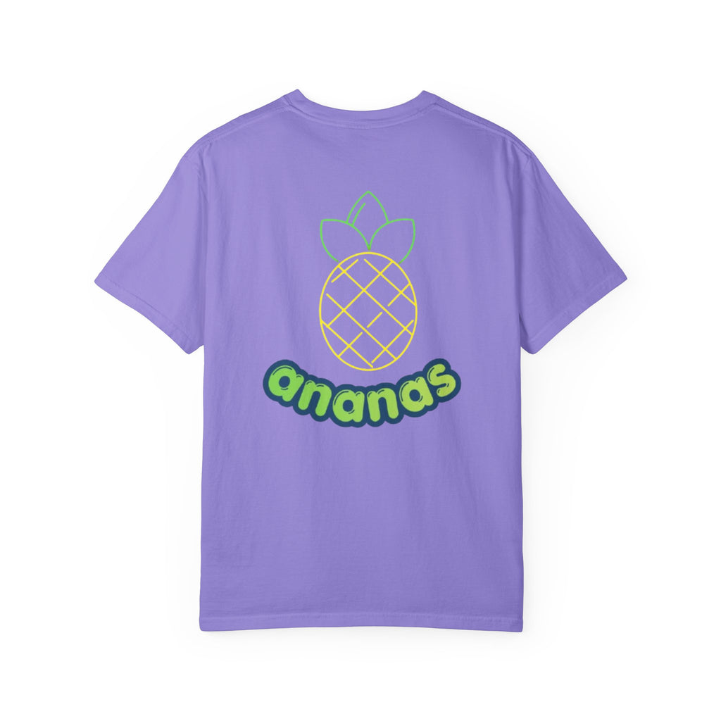Pineapple 'ananas' Graphic T-Shirt — Tropical Retro Fruit Tee