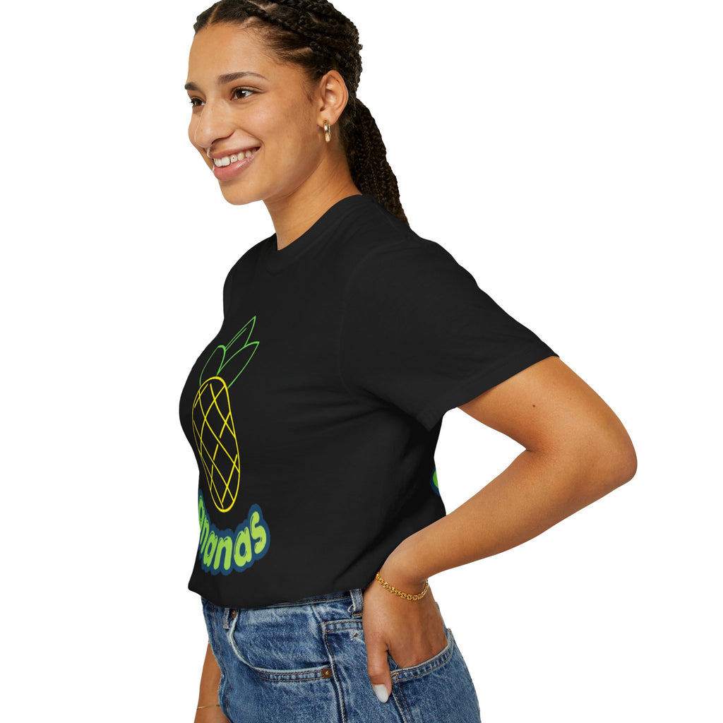 Pineapple 'ananas' Graphic T-Shirt — Tropical Retro Fruit Tee