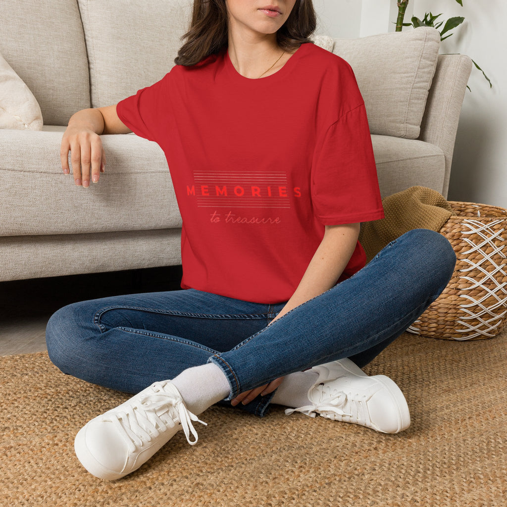 Memories Tee — "Memories to Treasure" Minimalist Casual T-Shirt