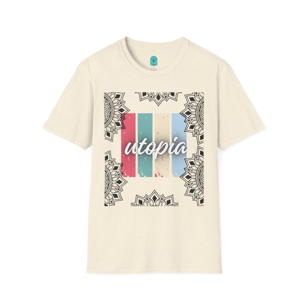 Utopia Retro Stripe Mandala T-Shirt