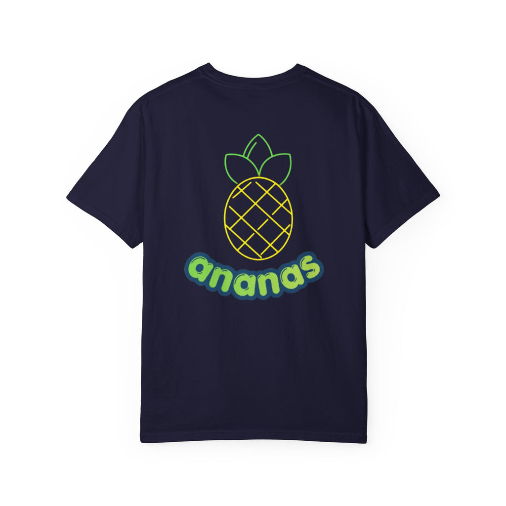 Pineapple 'ananas' Graphic T-Shirt — Tropical Retro Fruit Tee