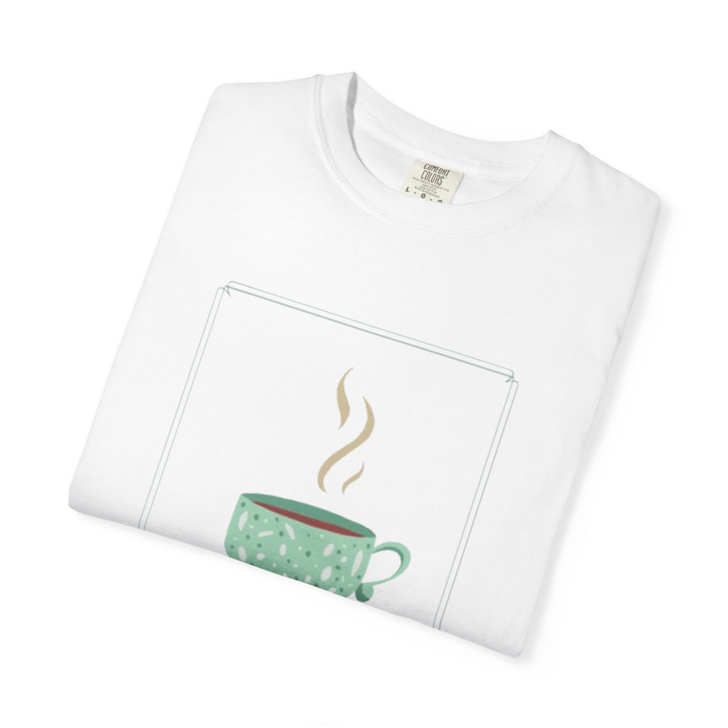 I Love Tea Graphic T-Shirt — Cute Green Teacup Tee for Tea Lovers