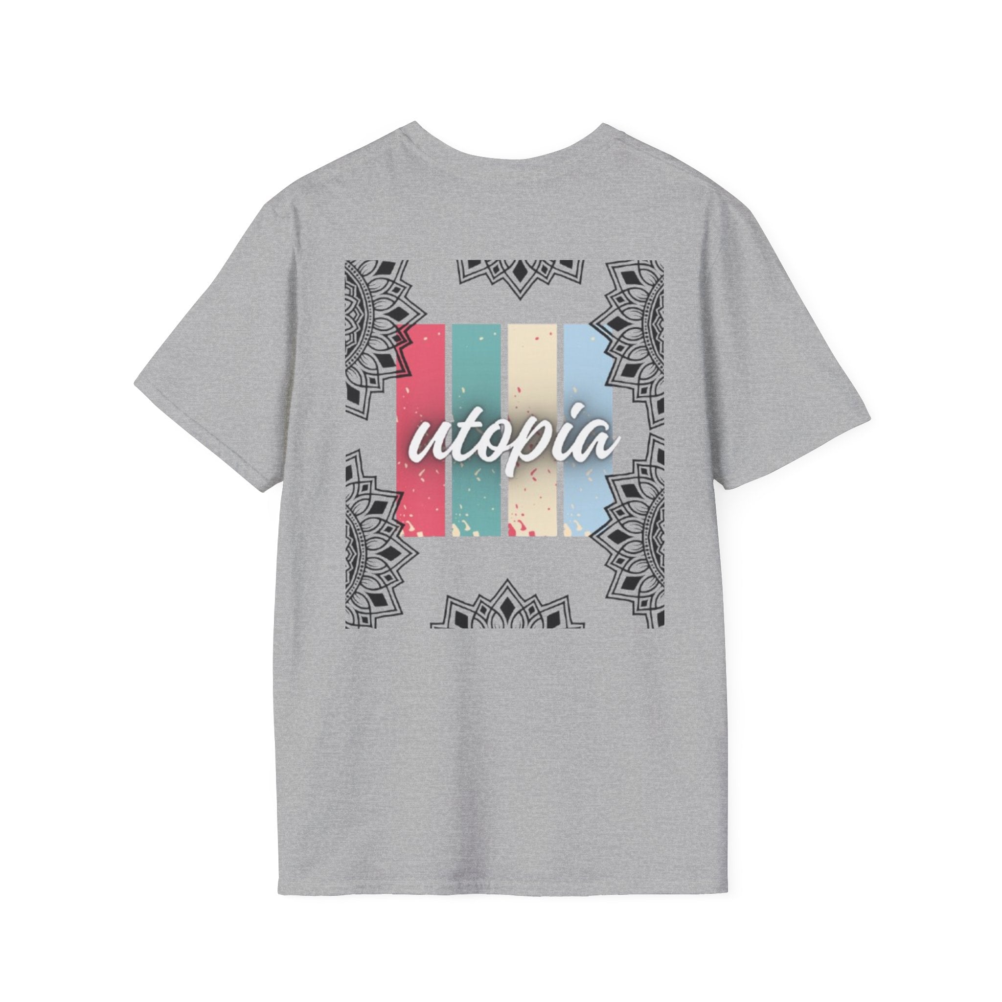 Utopia Retro Stripe Mandala T-Shirt