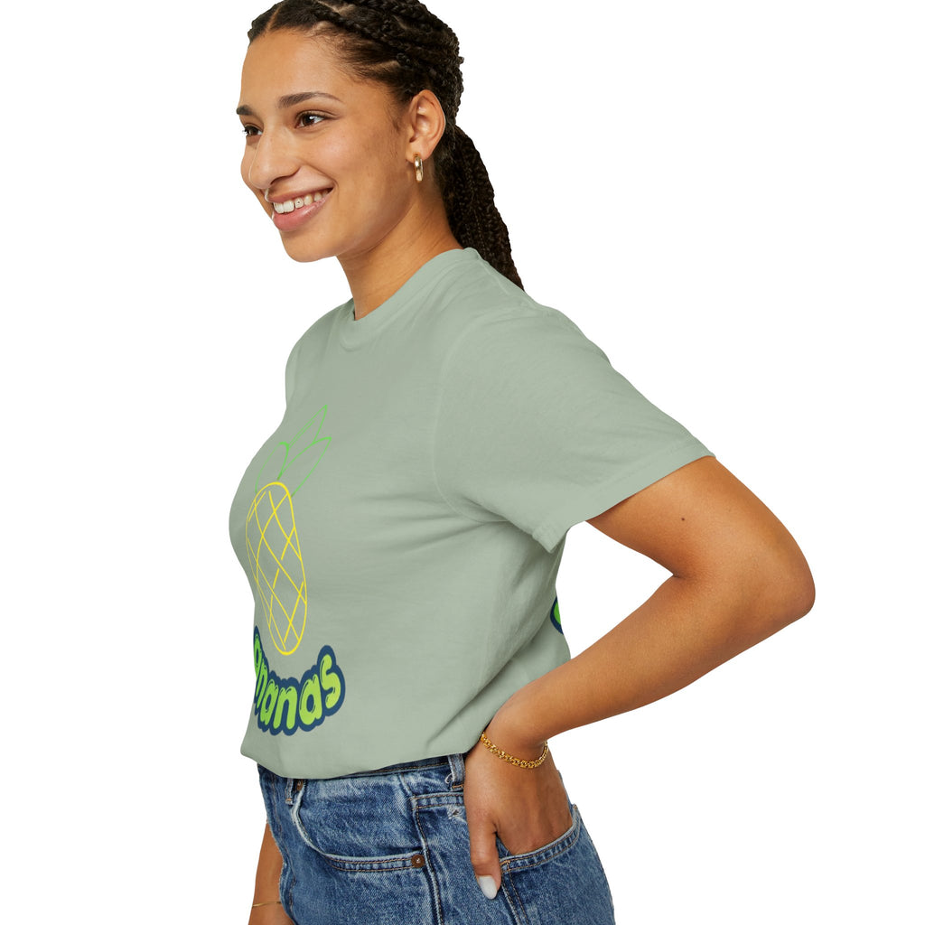 Pineapple 'ananas' Graphic T-Shirt — Tropical Retro Fruit Tee