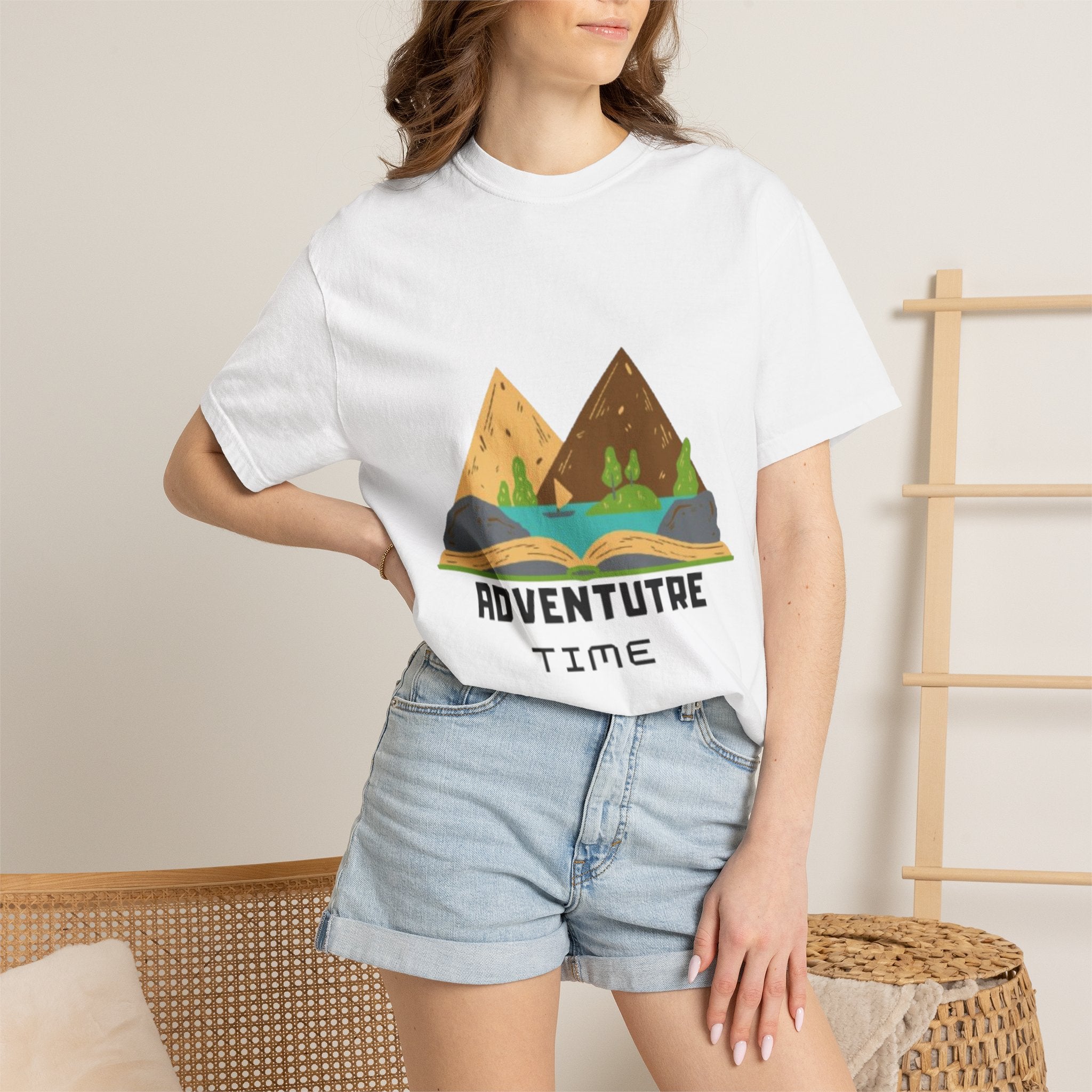 Adventure Time Mountain Graphic T-Shirt
