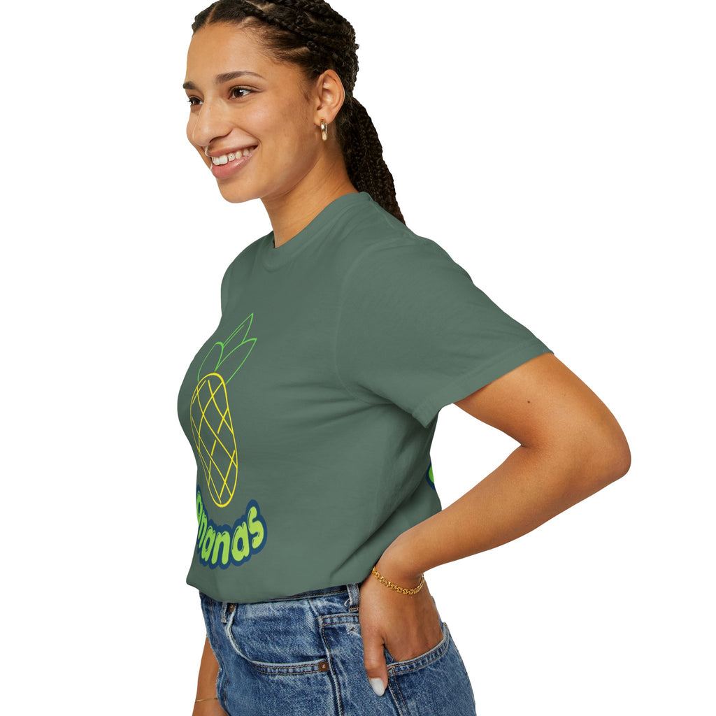 Pineapple 'ananas' Graphic T-Shirt — Tropical Retro Fruit Tee