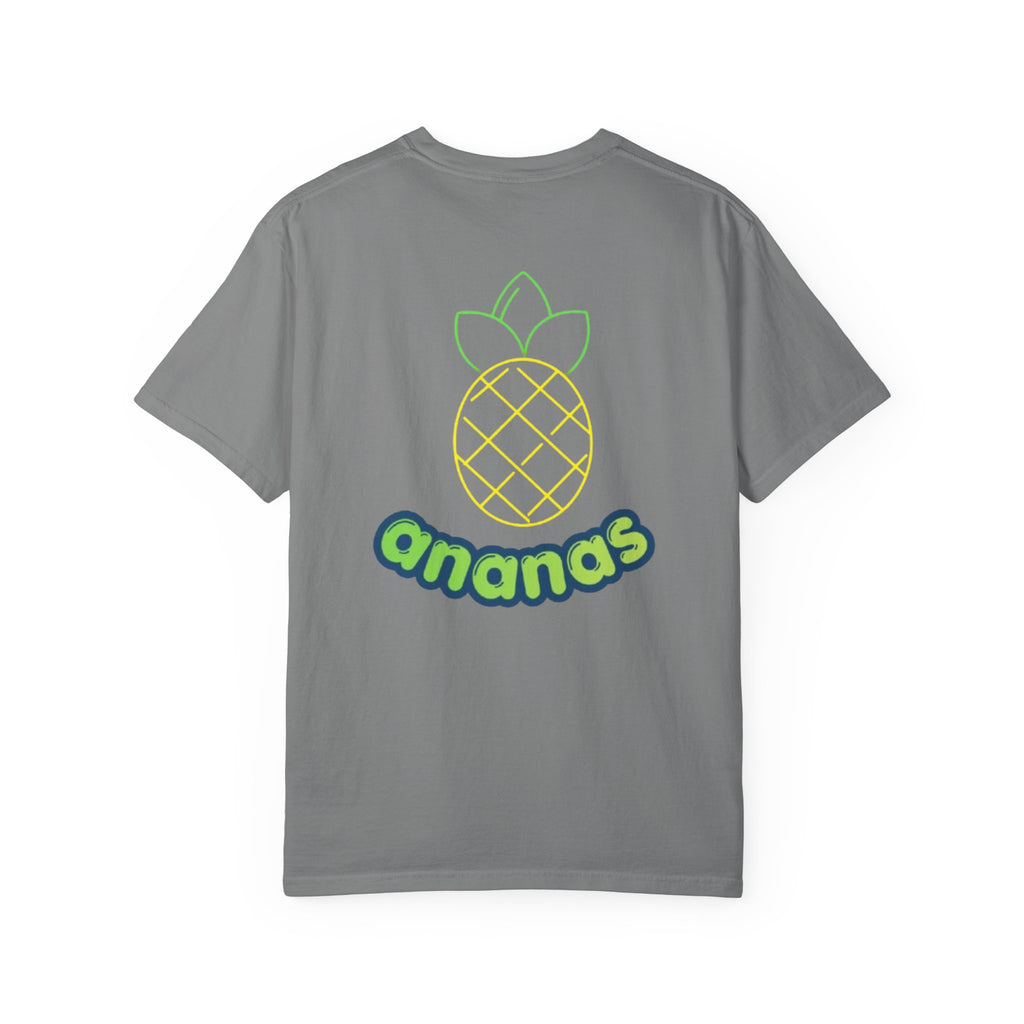 Pineapple 'ananas' Graphic T-Shirt — Tropical Retro Fruit Tee