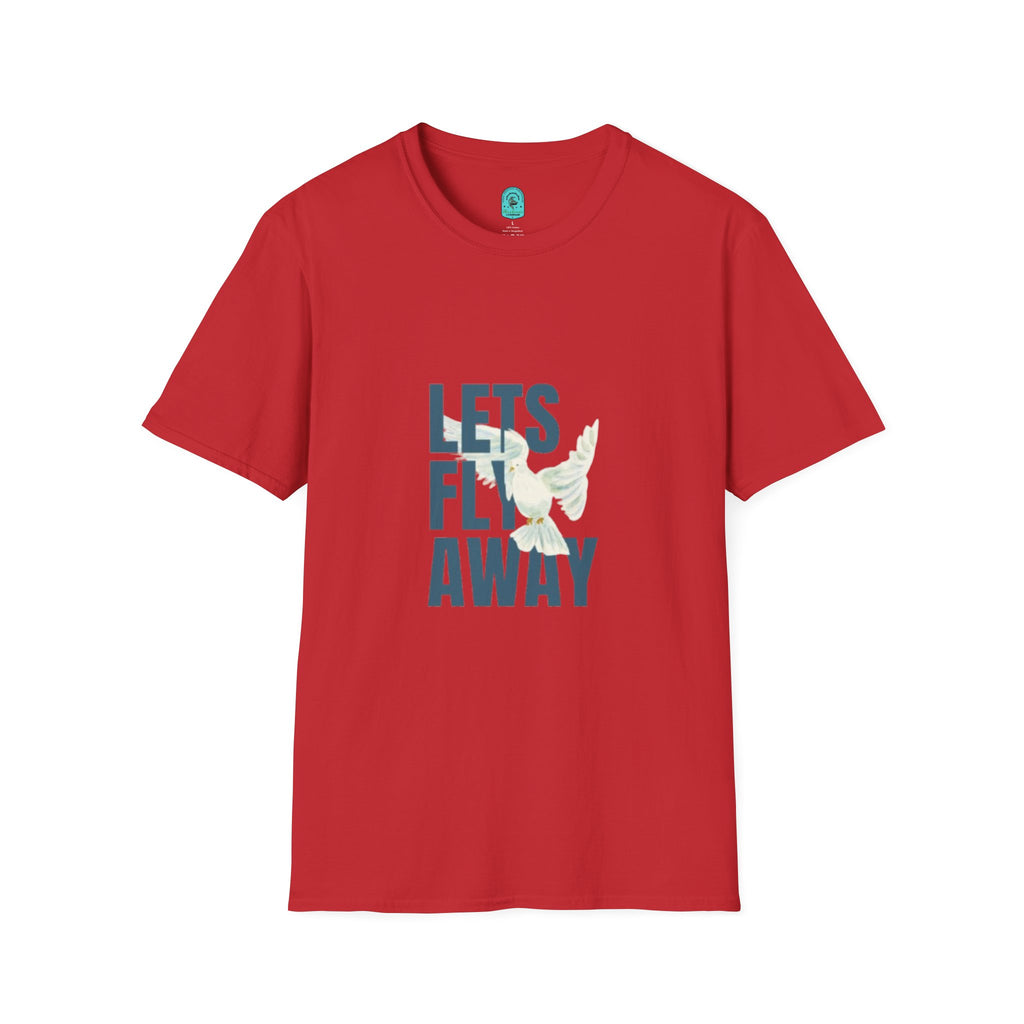 Lets Fly Away T-Shirt — Tropical Bird Travel Tee