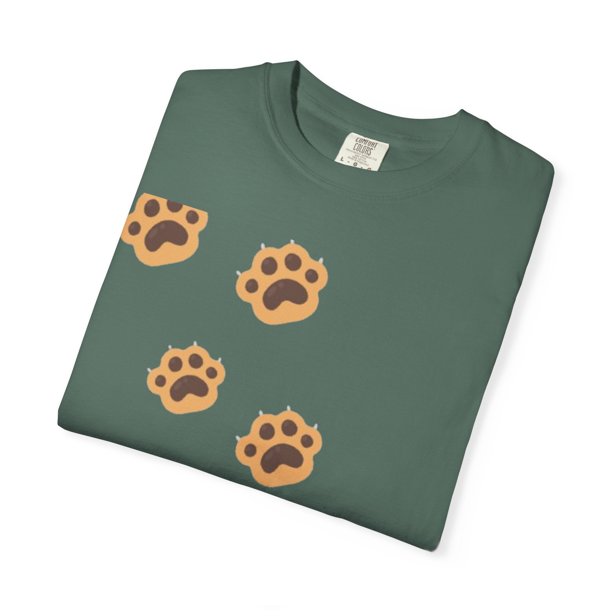 Let's Walk Paw Print T-Shirt