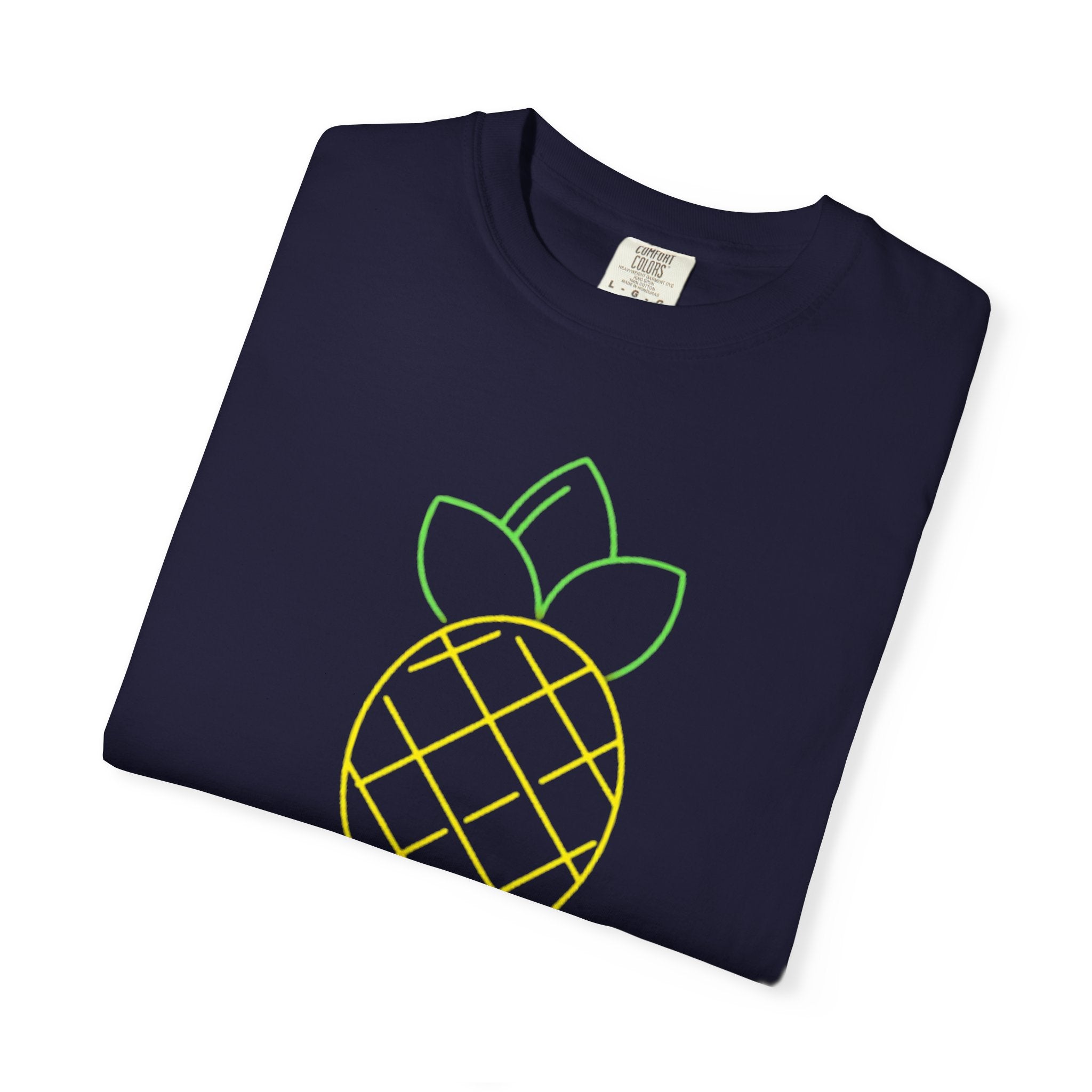 Pineapple 'ananas' Graphic T-Shirt — Tropical Retro Fruit Tee