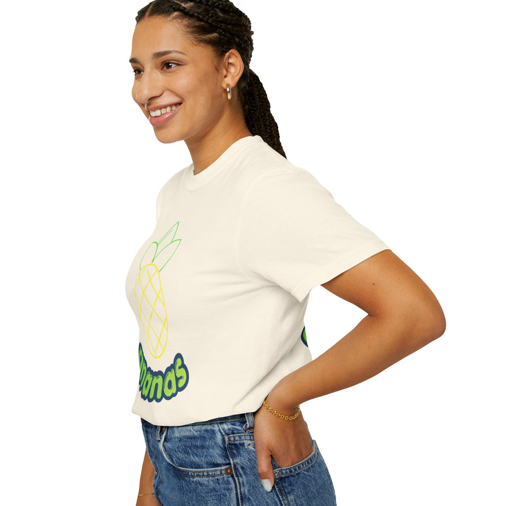 Pineapple 'ananas' Graphic T-Shirt — Tropical Retro Fruit Tee