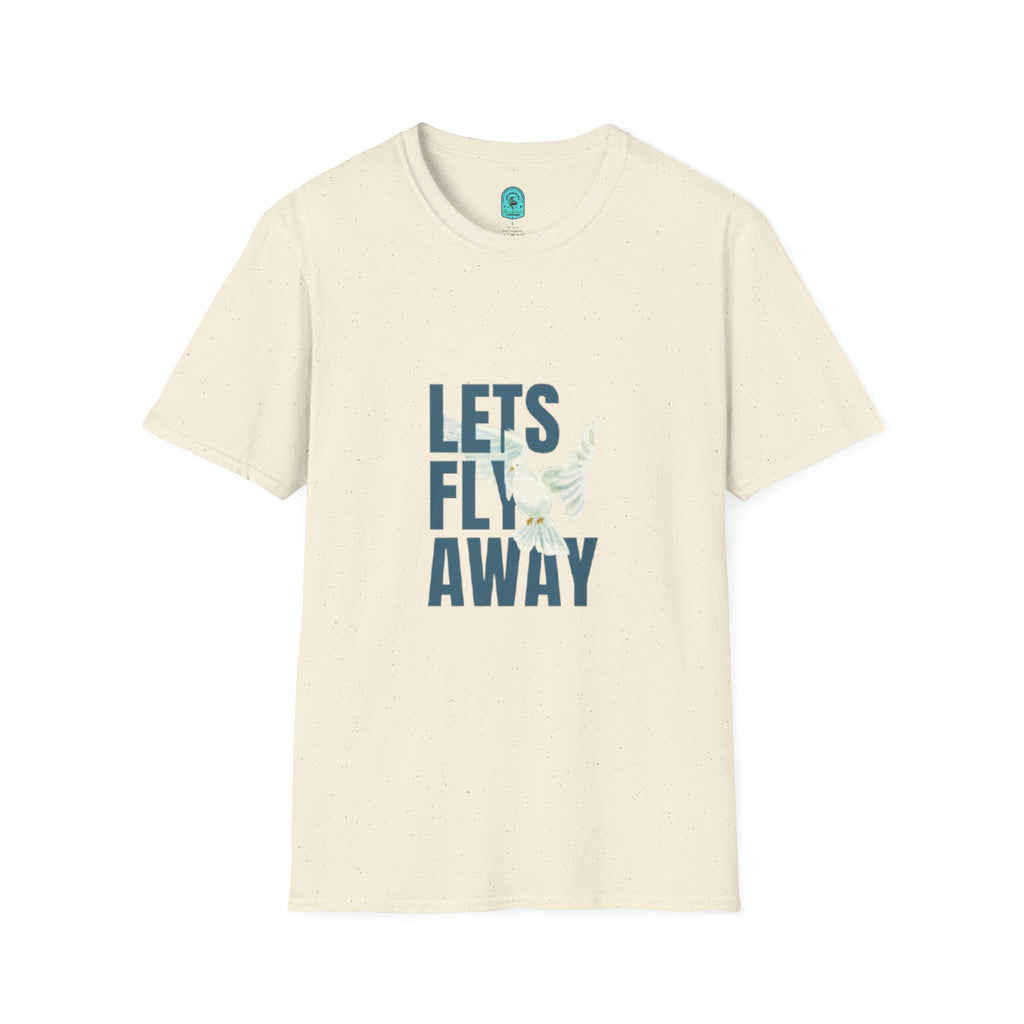 Lets Fly Away T-Shirt — Tropical Bird Travel Tee