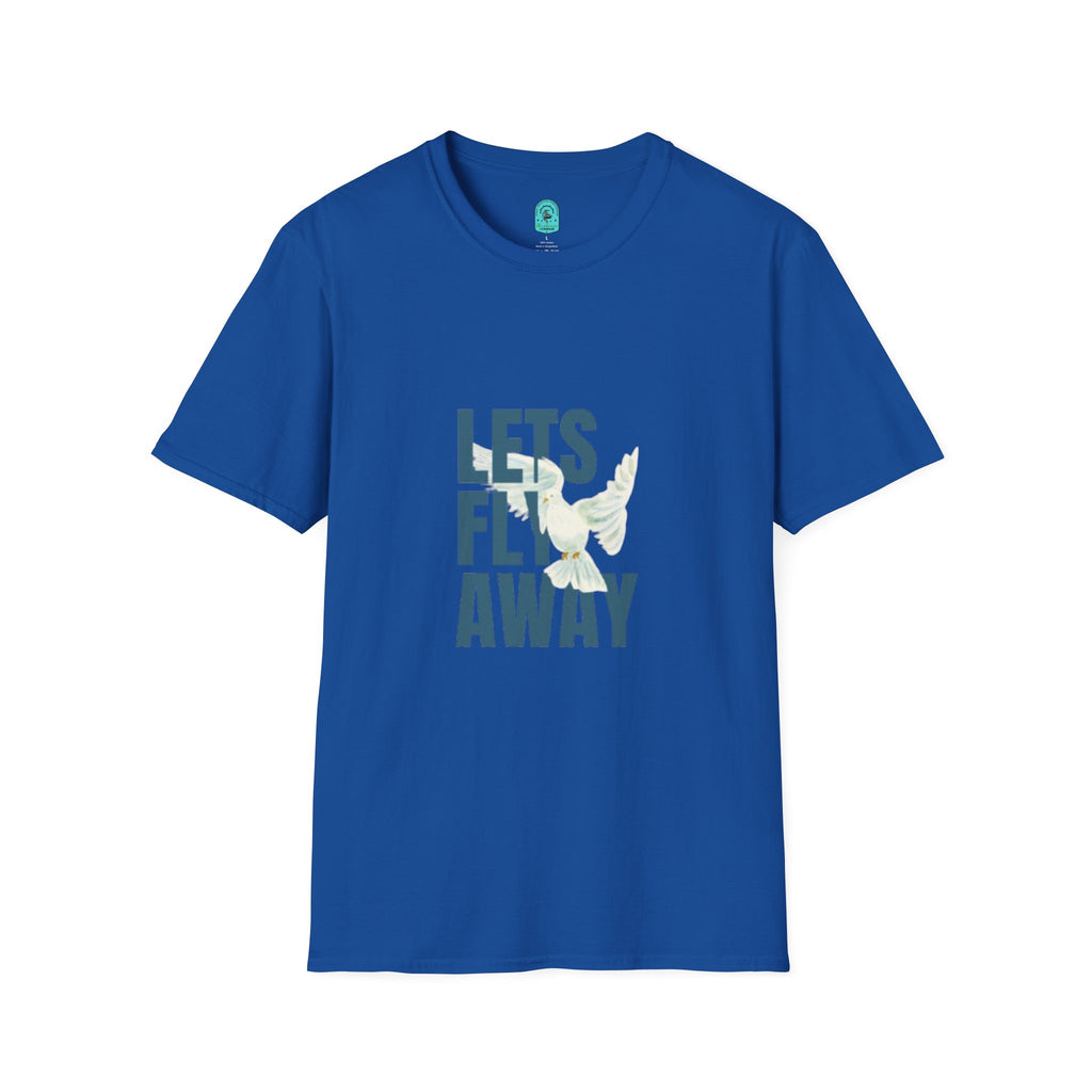 Lets Fly Away T-Shirt — Tropical Bird Travel Tee