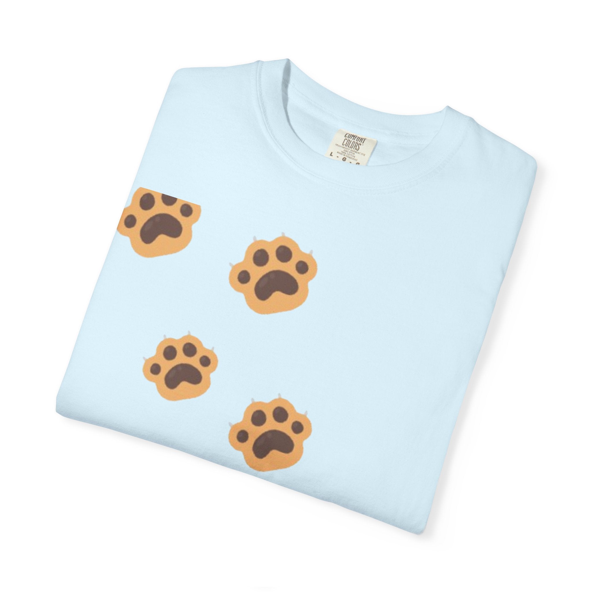Let's Walk Paw Print T-Shirt