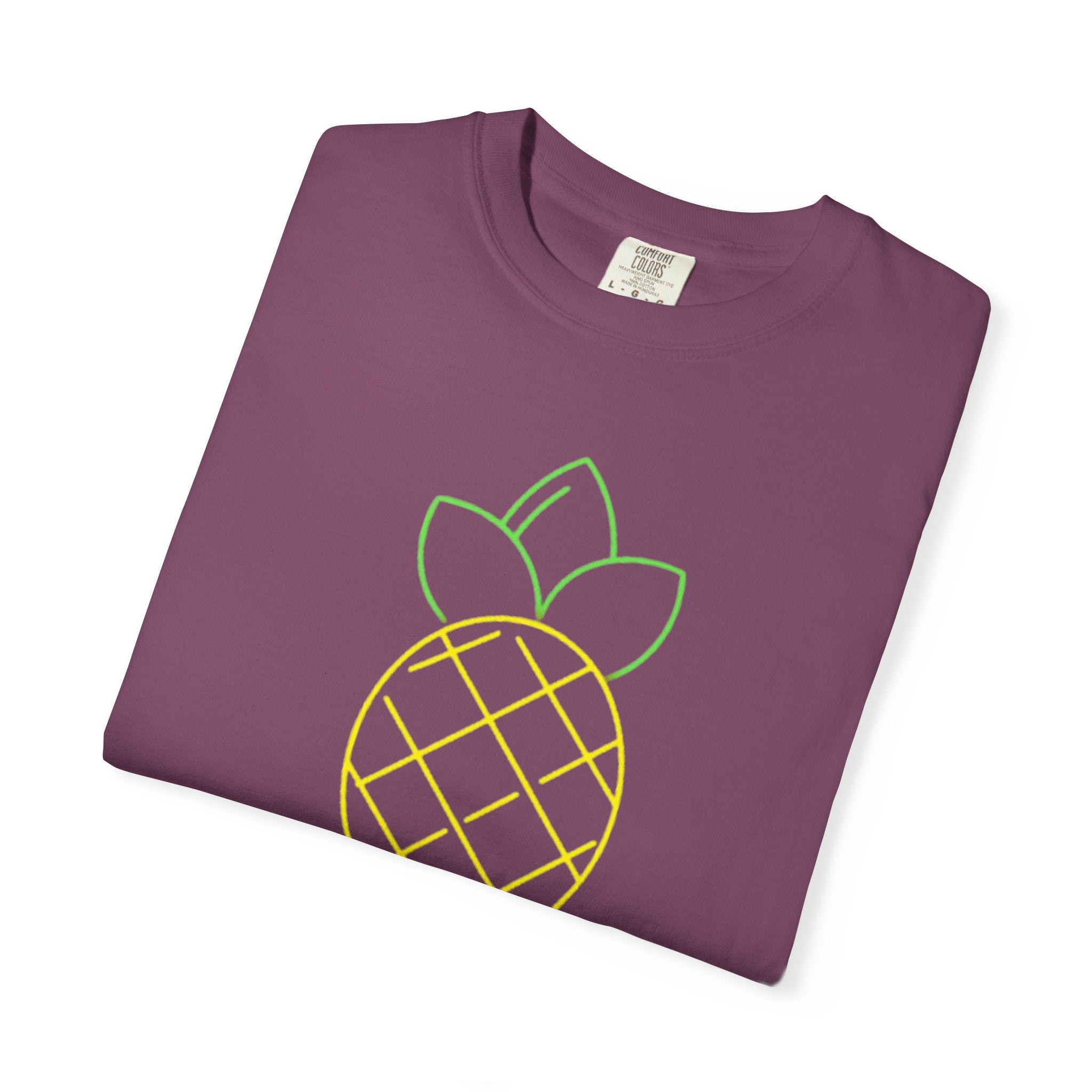 Pineapple 'ananas' Graphic T-Shirt — Tropical Retro Fruit Tee