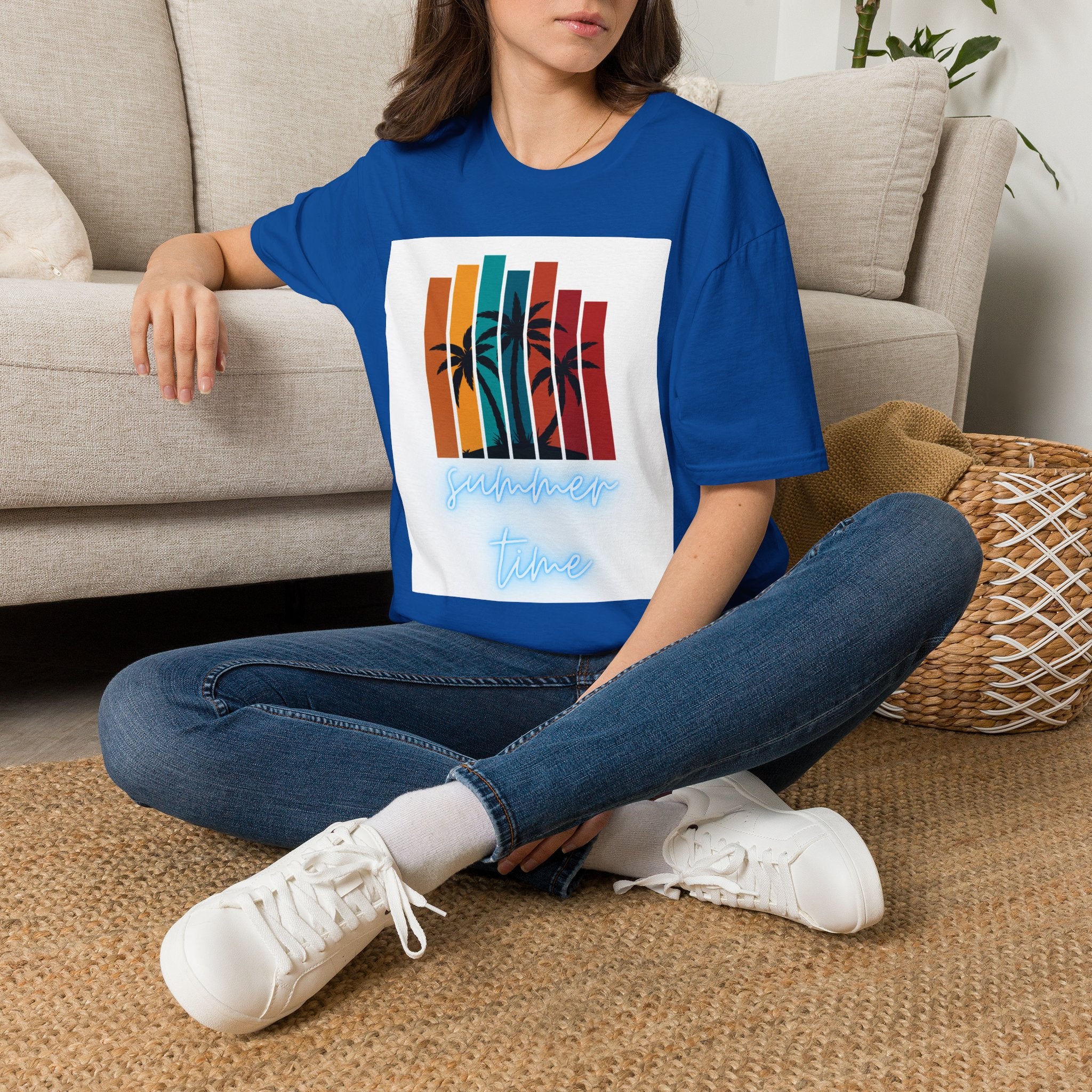Retro Palm Beach T-Shirt