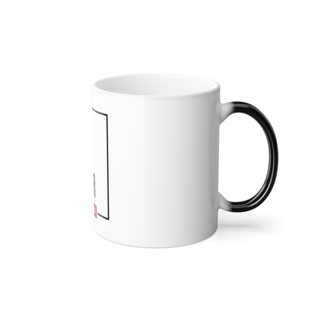 Now or Never Color Morphing Mug — 'No Excuses' Motivational Coffee Cup, 11oz