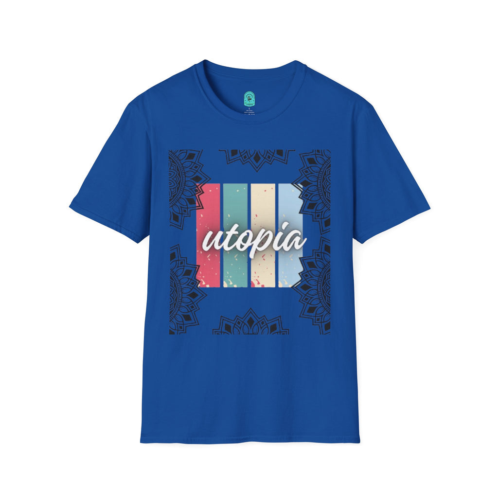 Utopia Retro Stripe Mandala T-Shirt