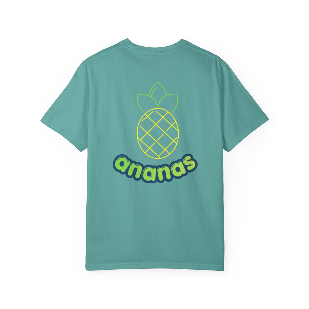 Pineapple 'ananas' Graphic T-Shirt — Tropical Retro Fruit Tee