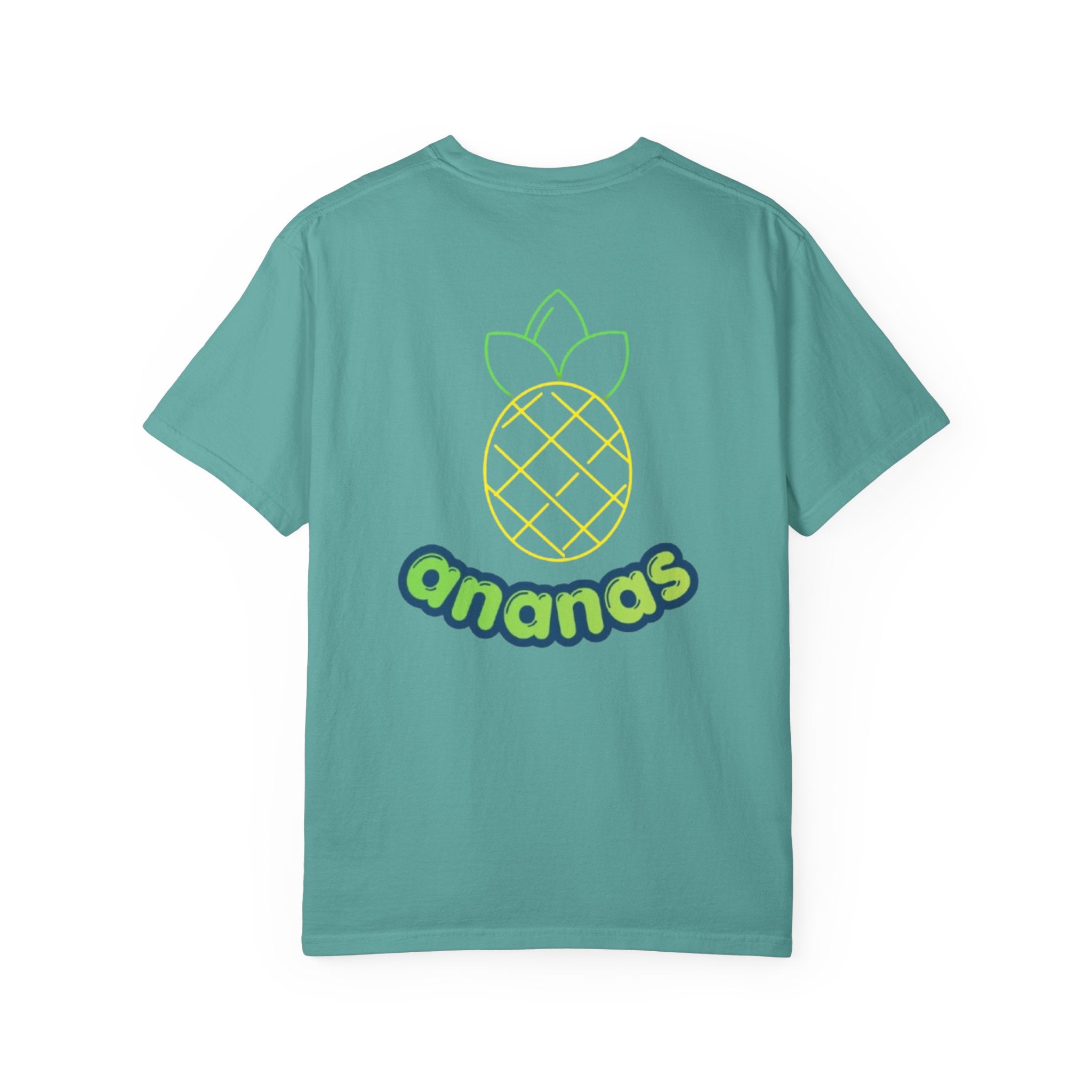 Pineapple 'ananas' Graphic T-Shirt — Tropical Retro Fruit Tee