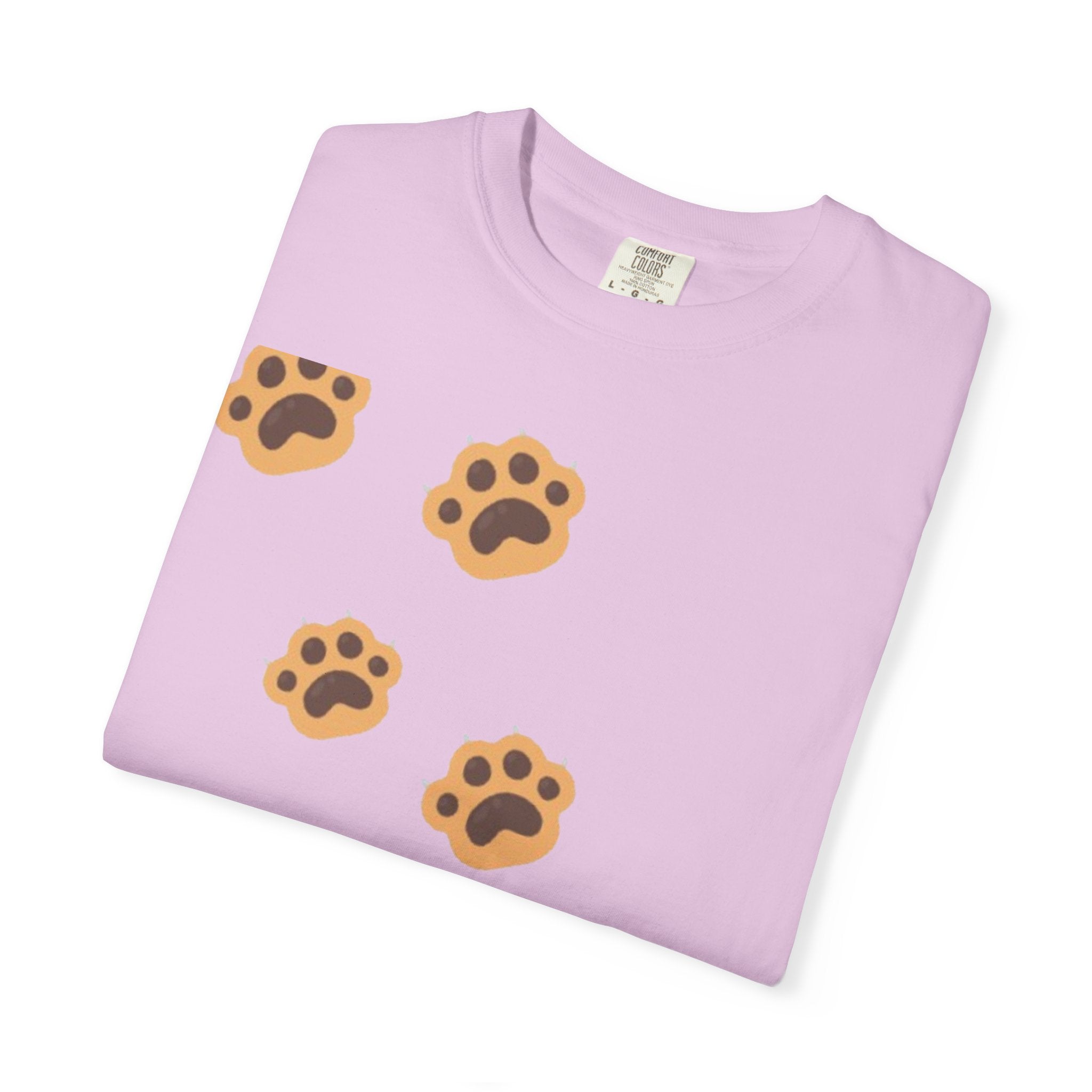 Let's Walk Paw Print T-Shirt