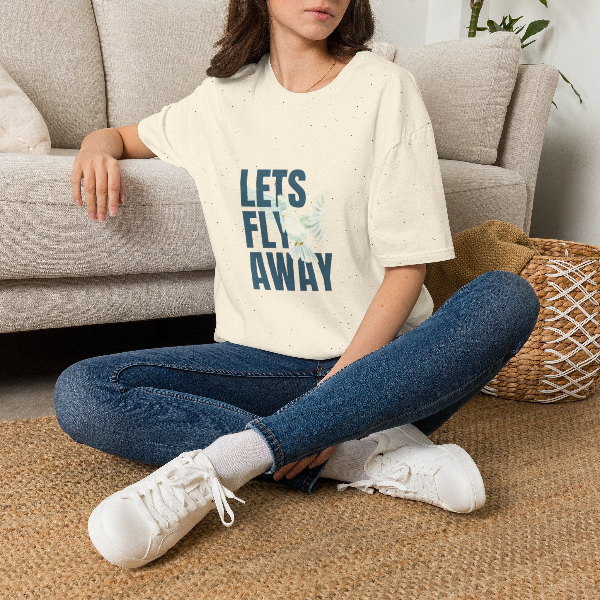 Lets Fly Away T-Shirt — Tropical Bird Travel Tee