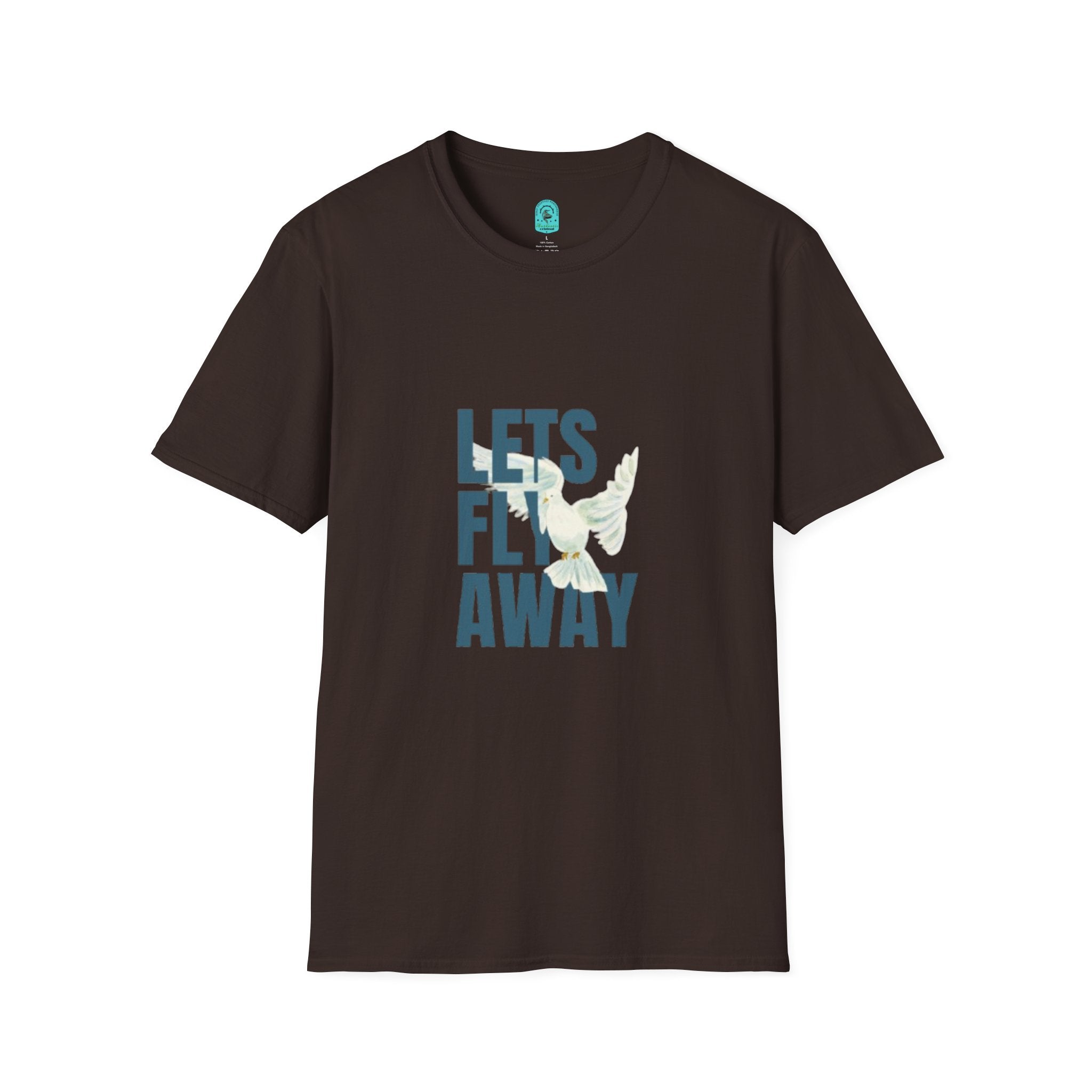 Lets Fly Away T-Shirt — Tropical Bird Travel Tee
