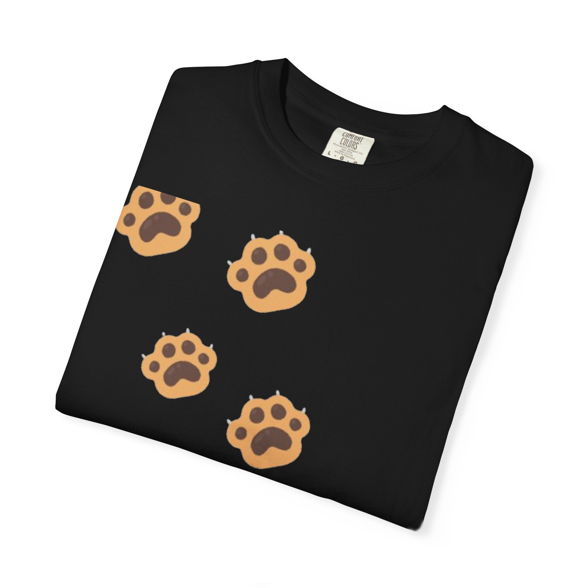 Let's Walk Paw Print T-Shirt