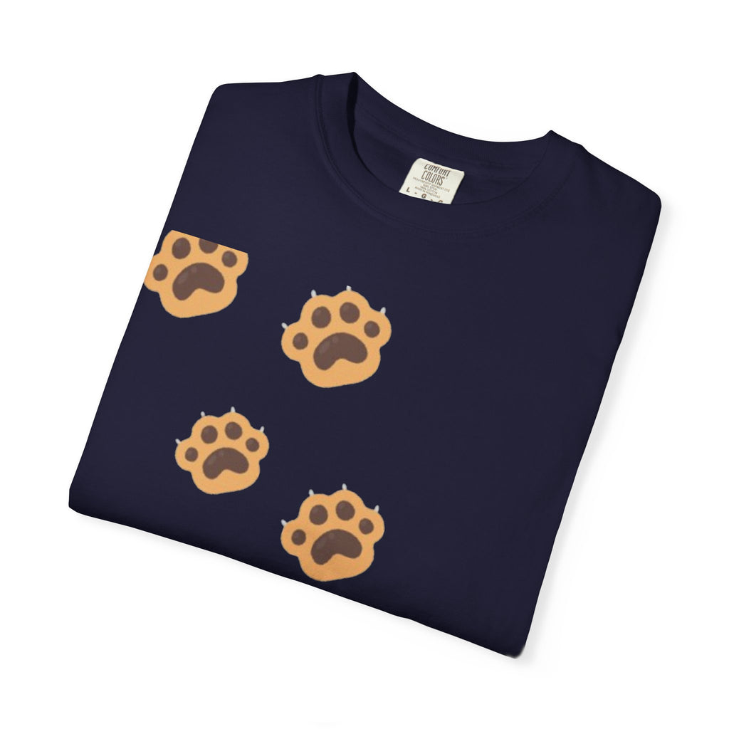 Let's Walk Paw Print T-Shirt