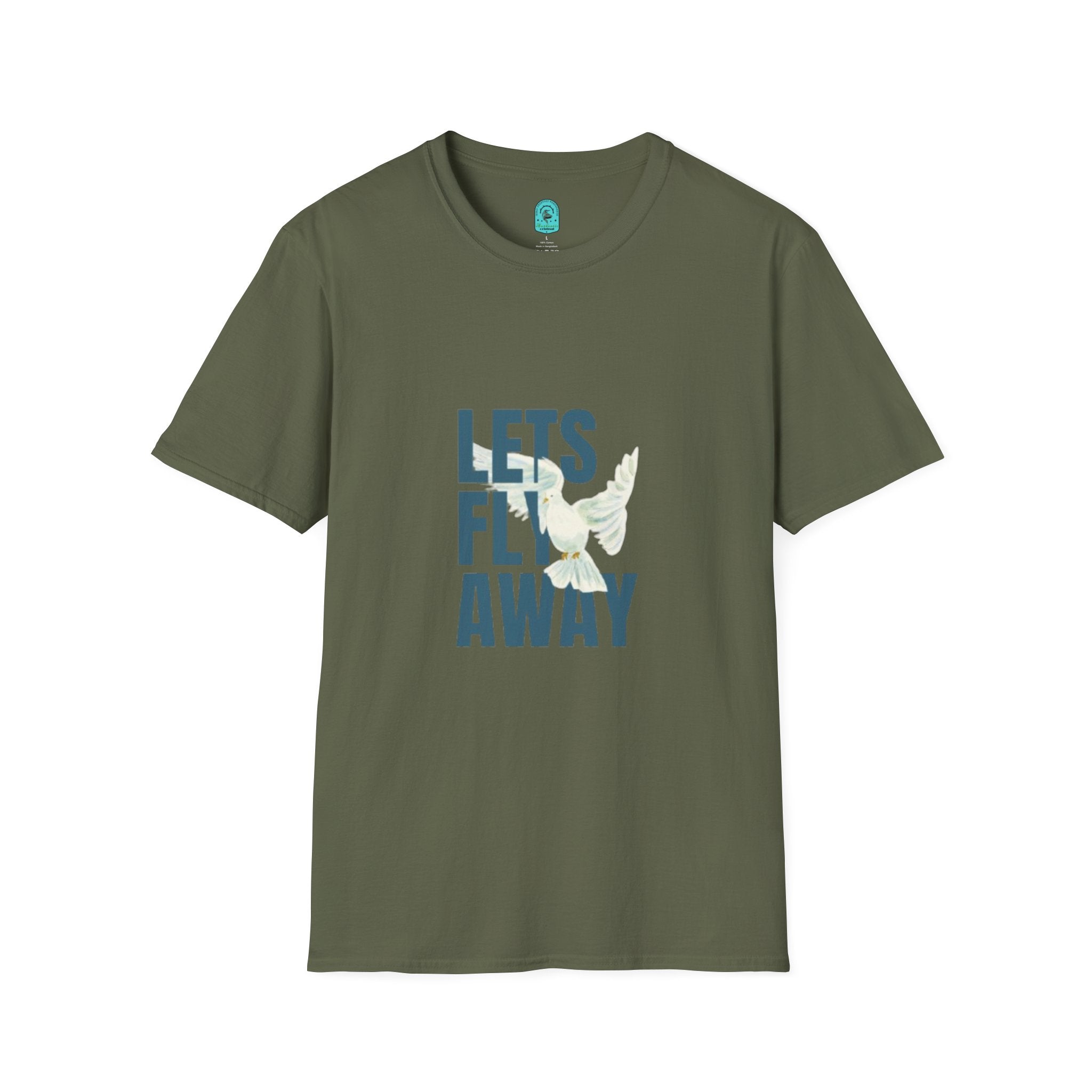 Lets Fly Away T-Shirt — Tropical Bird Travel Tee