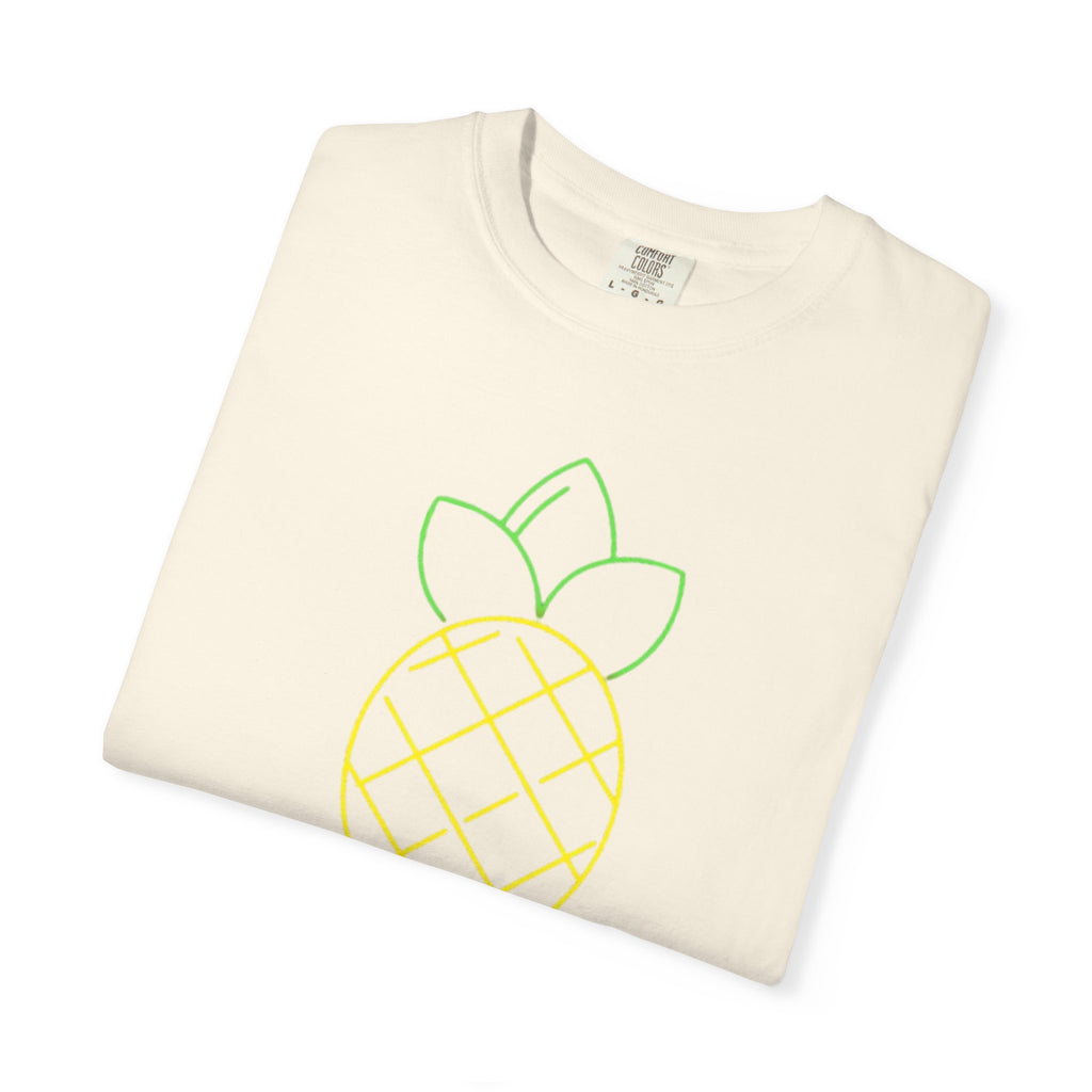 Pineapple 'ananas' Graphic T-Shirt — Tropical Retro Fruit Tee