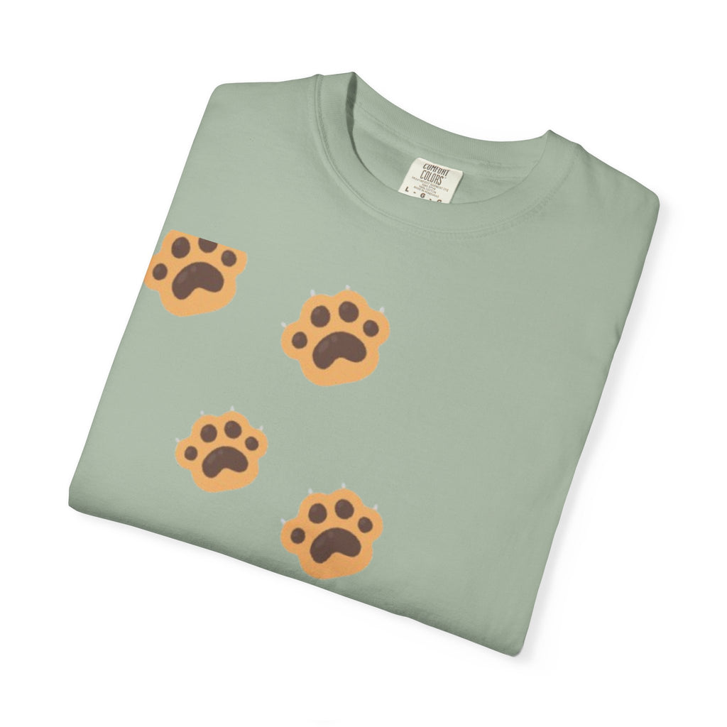 Let's Walk Paw Print T-Shirt