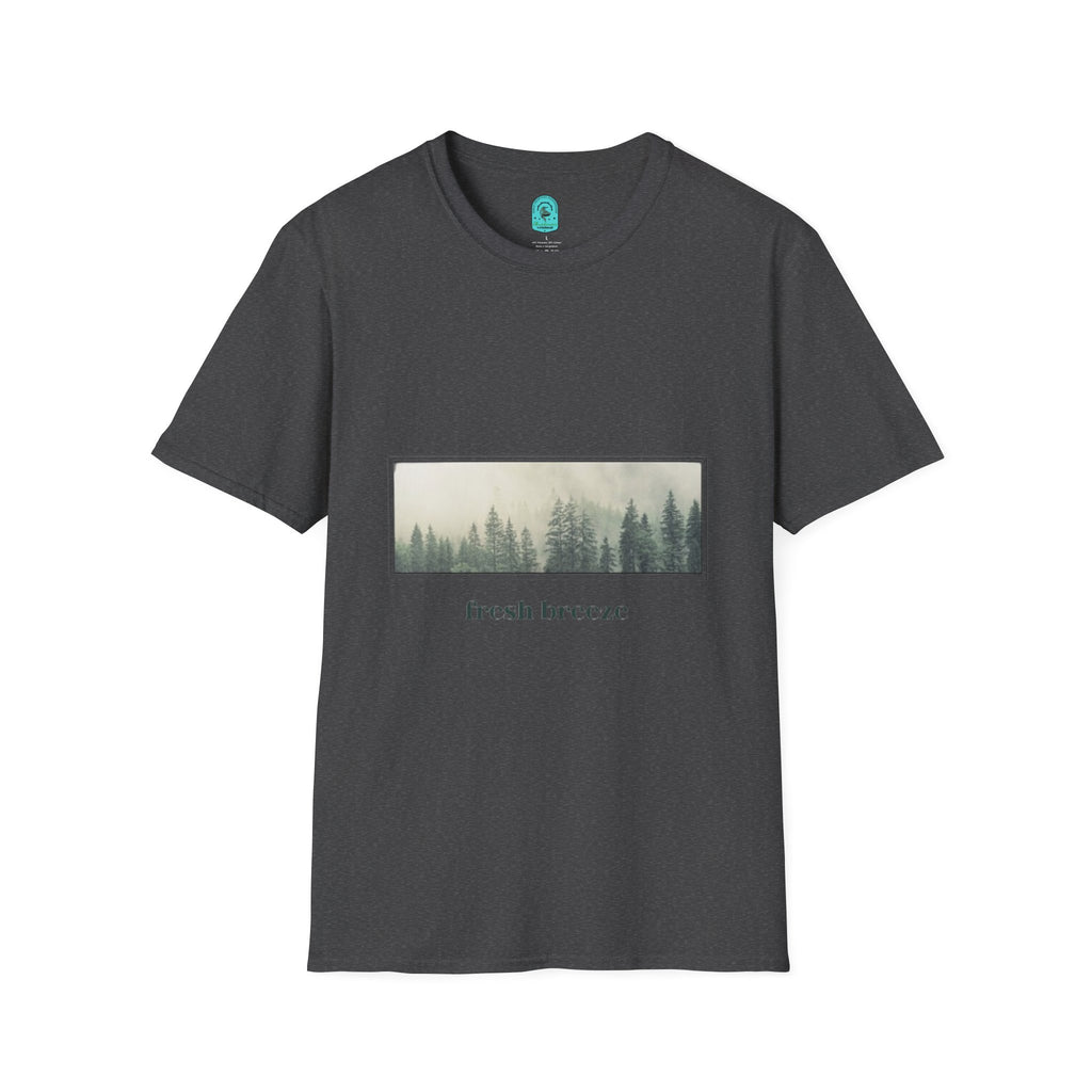 Forest Mist T-Shirt — "fresh breeze" Nature Graphic Tee
