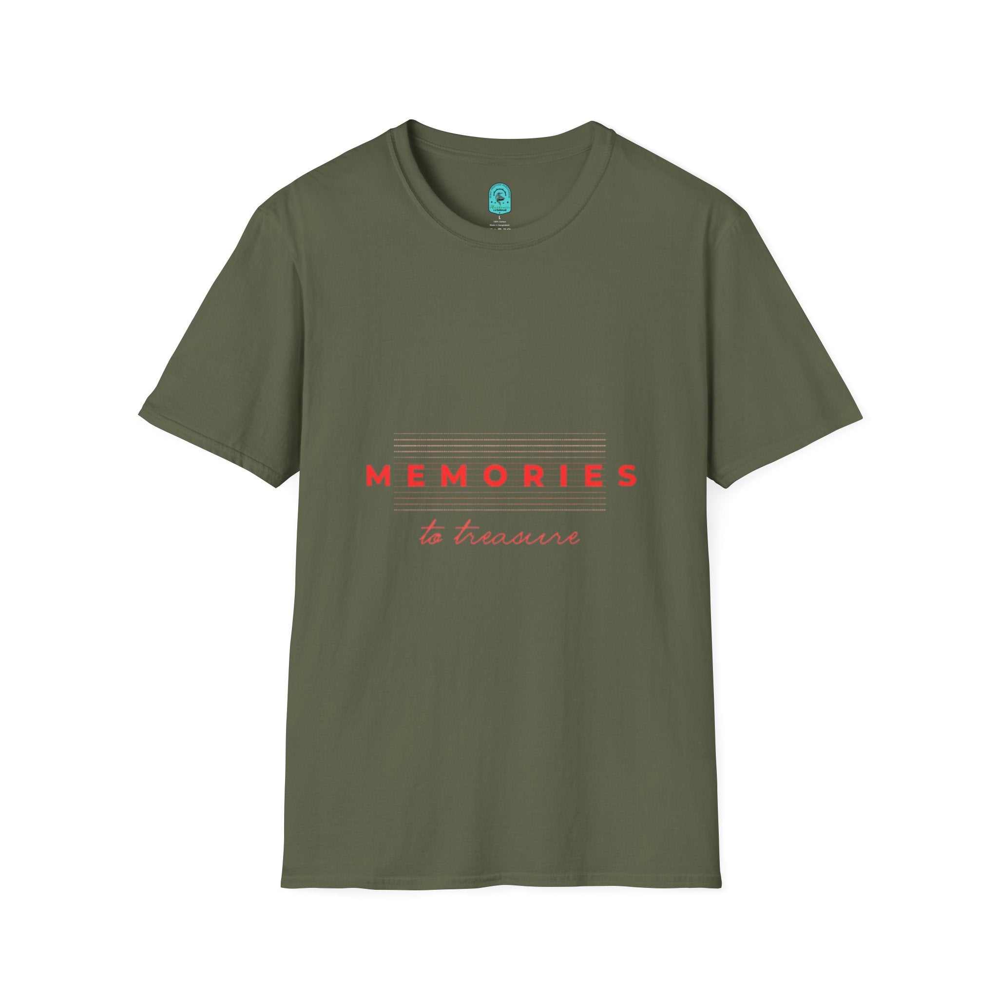 Memories Tee — "Memories to Treasure" Minimalist Casual T-Shirt