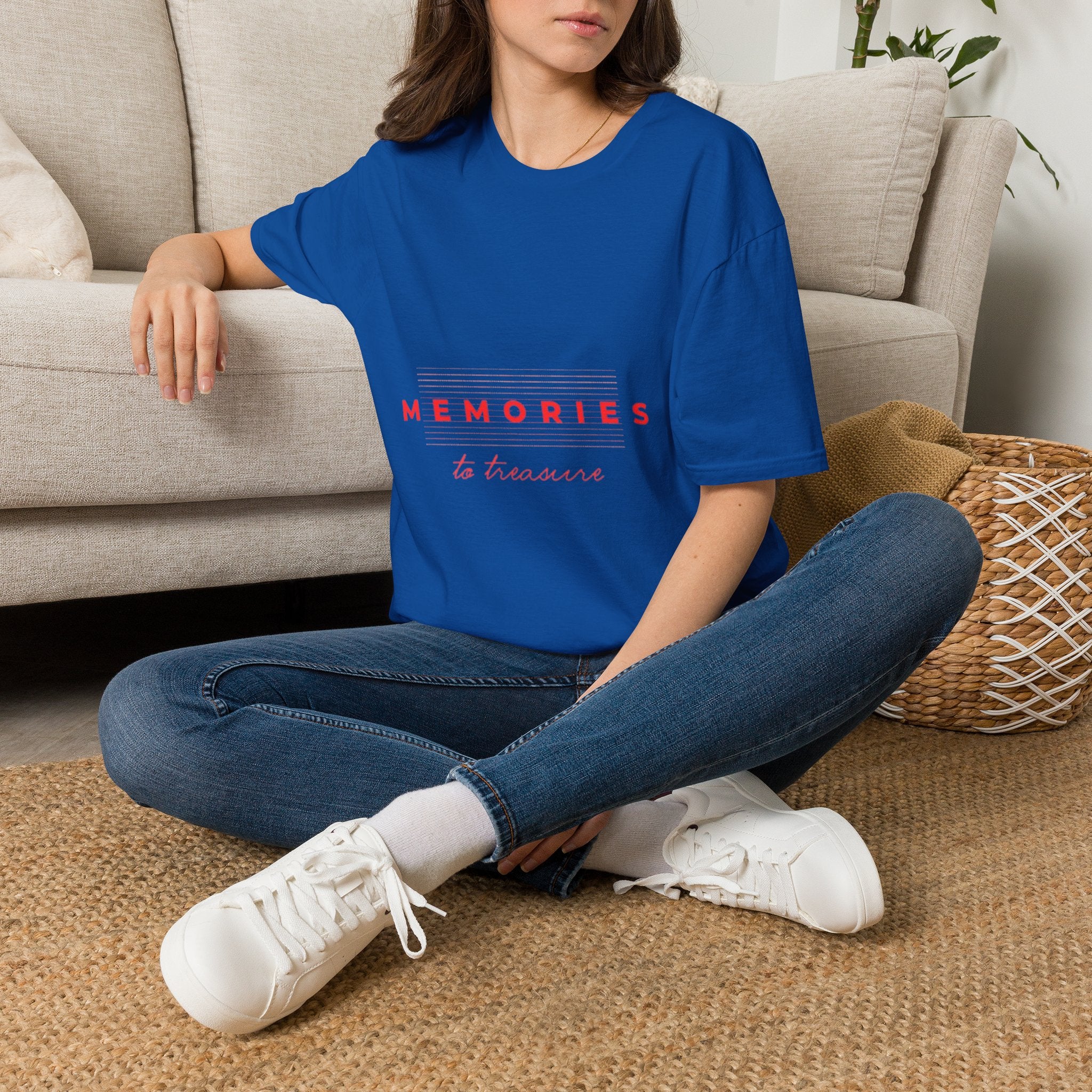 Memories Tee — "Memories to Treasure" Minimalist Casual T-Shirt