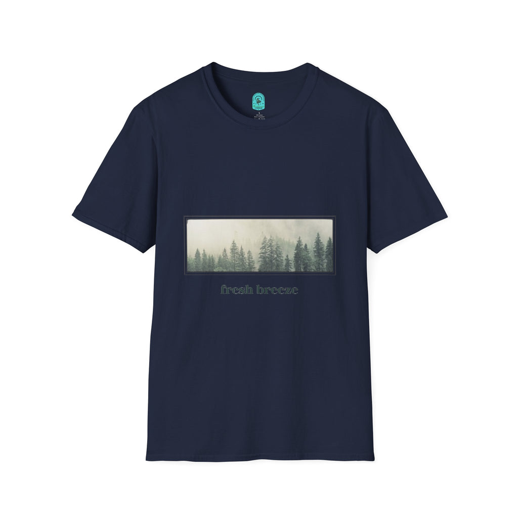 Forest Mist T-Shirt — "fresh breeze" Nature Graphic Tee