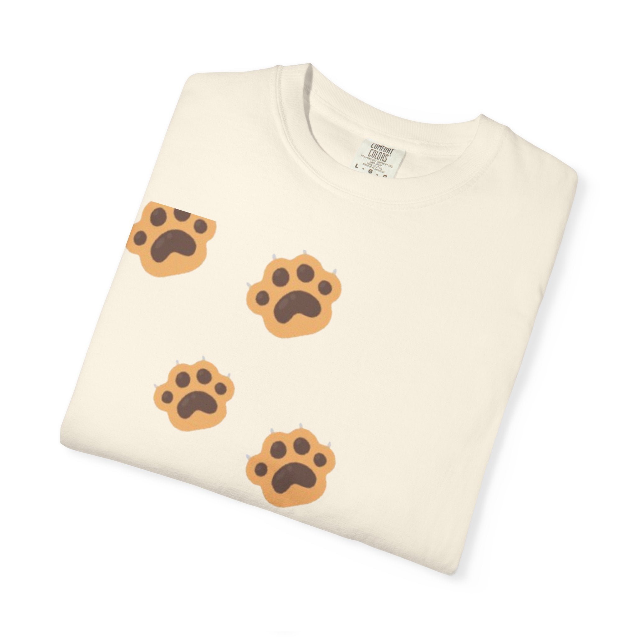 Let's Walk Paw Print T-Shirt
