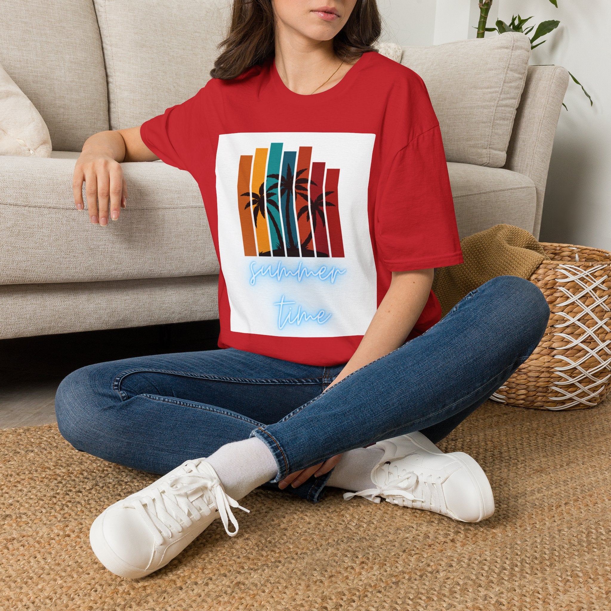 Retro Palm Beach T-Shirt
