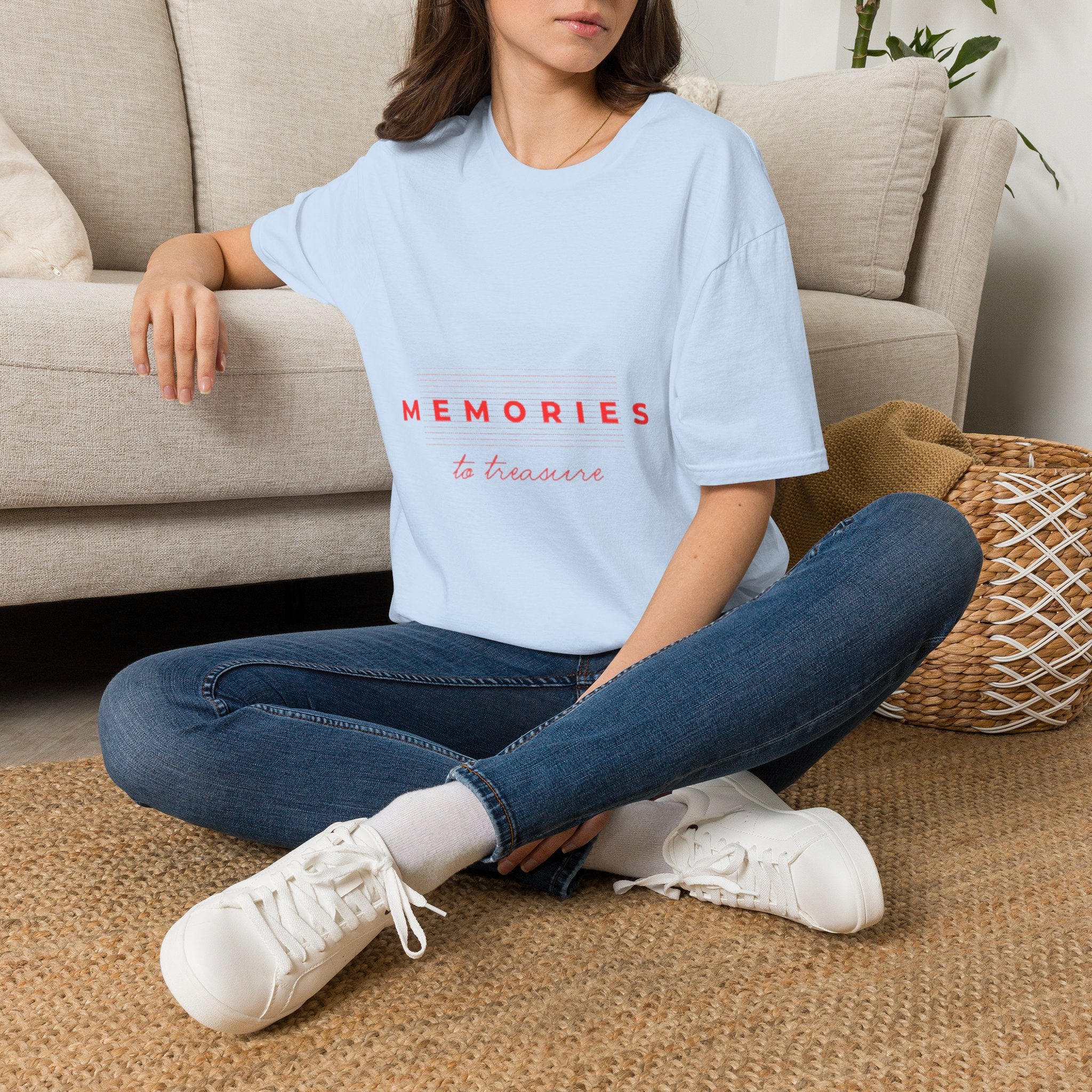 Memories Tee — "Memories to Treasure" Minimalist Casual T-Shirt