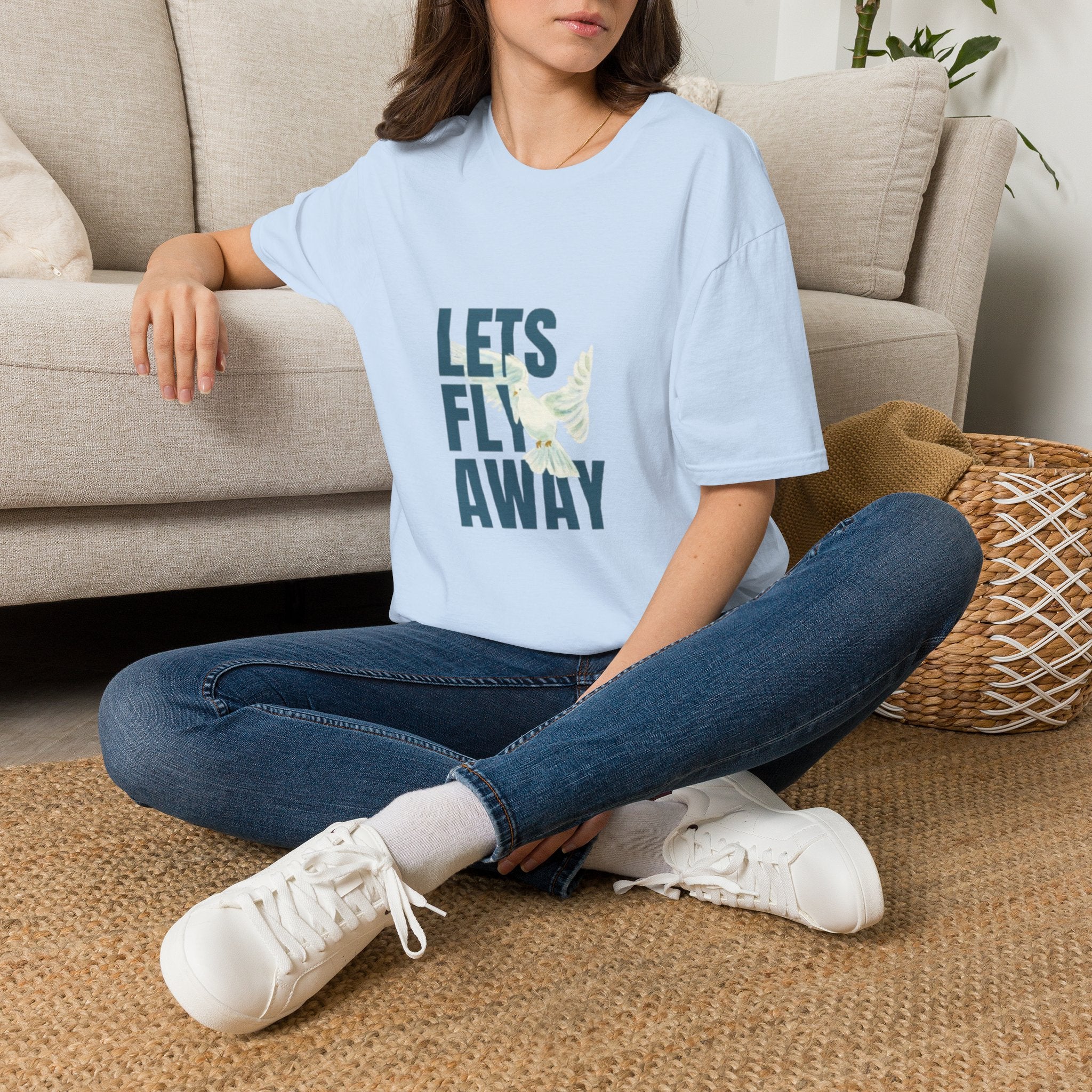 Lets Fly Away T-Shirt — Tropical Bird Travel Tee