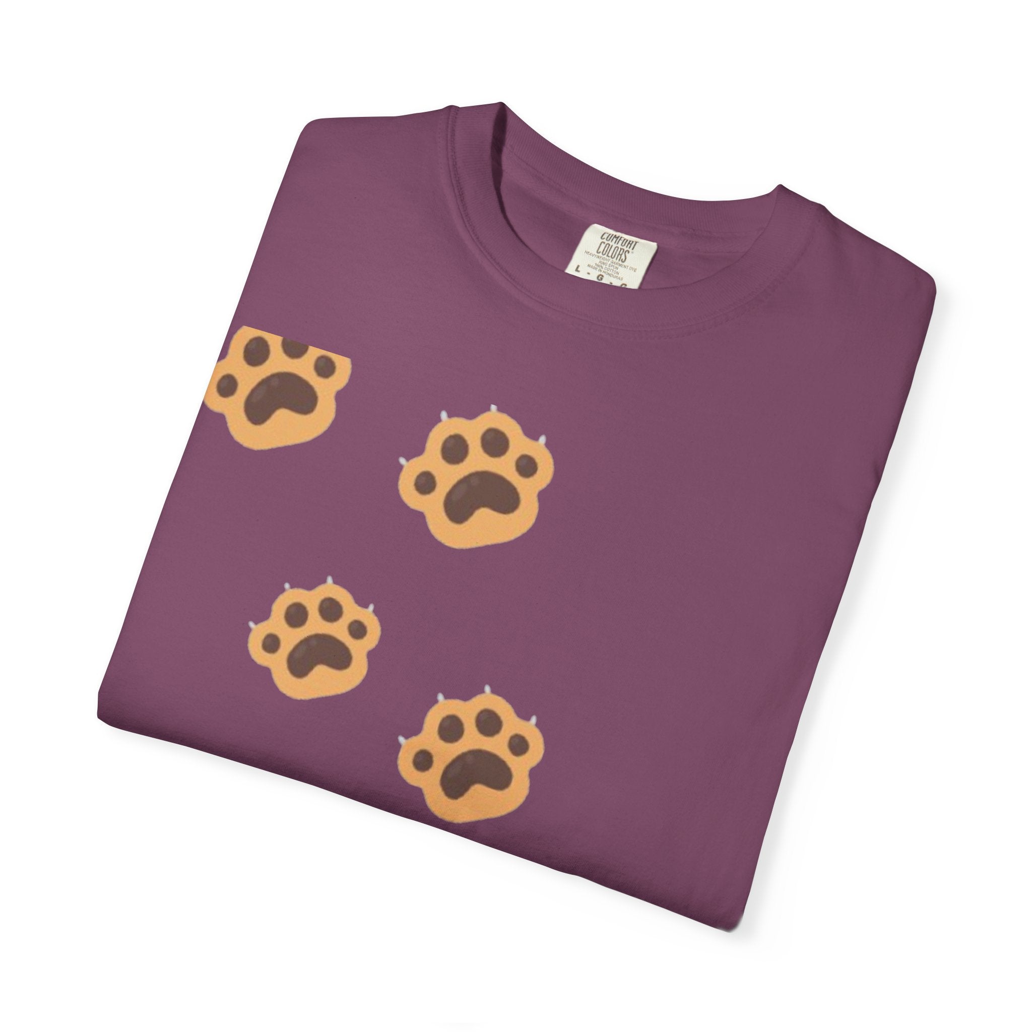 Let's Walk Paw Print T-Shirt