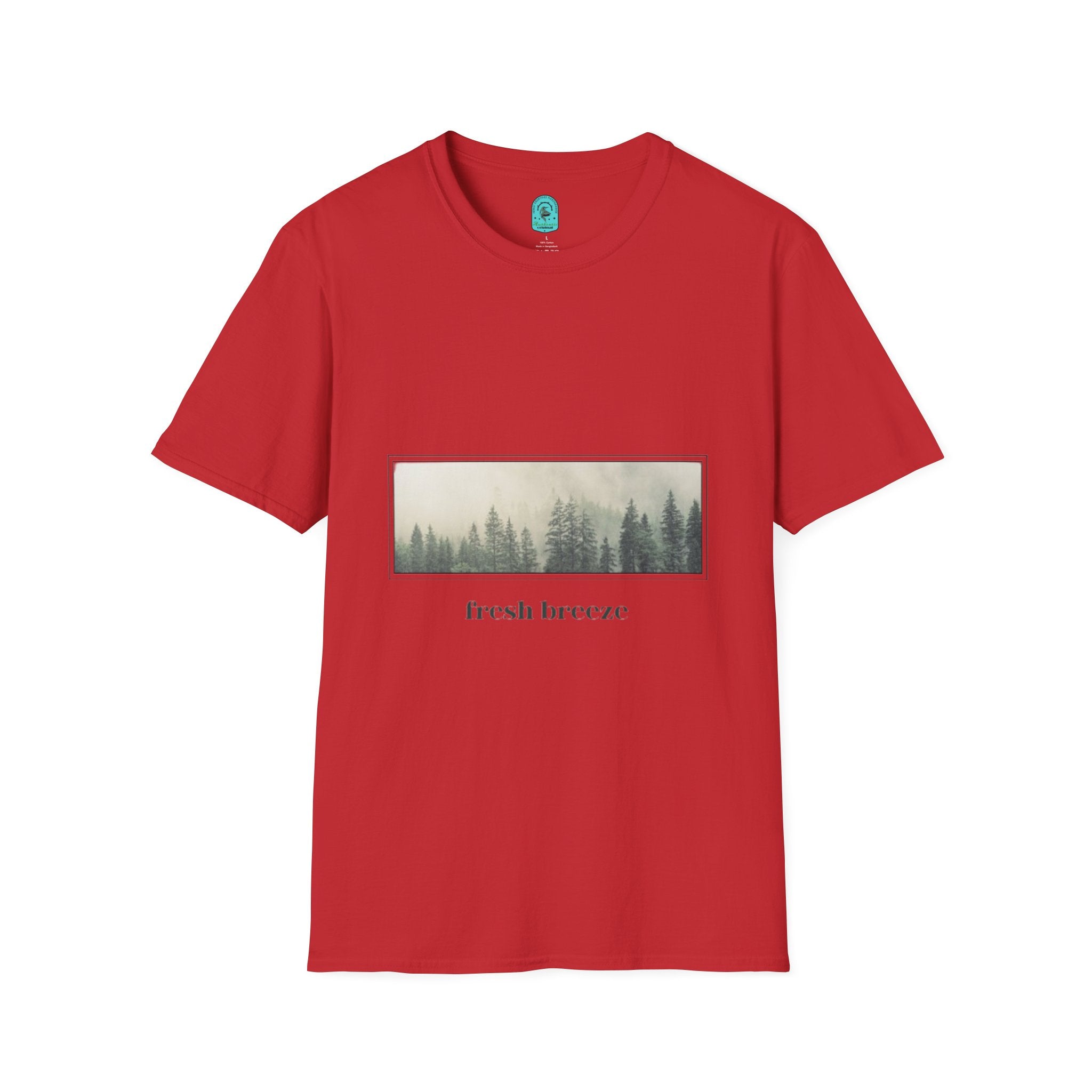 Forest Mist T-Shirt — "fresh breeze" Nature Graphic Tee