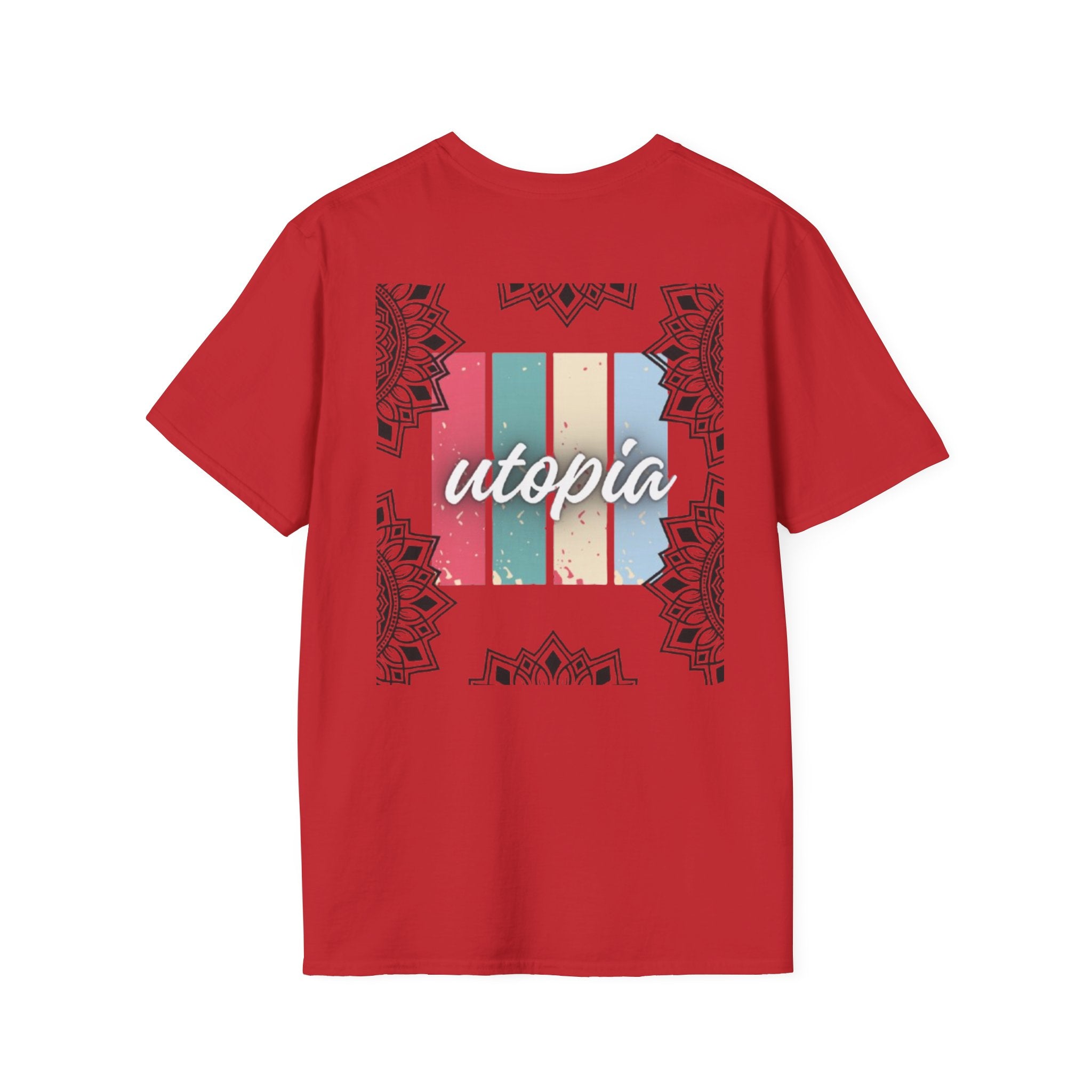 Utopia Retro Stripe Mandala T-Shirt