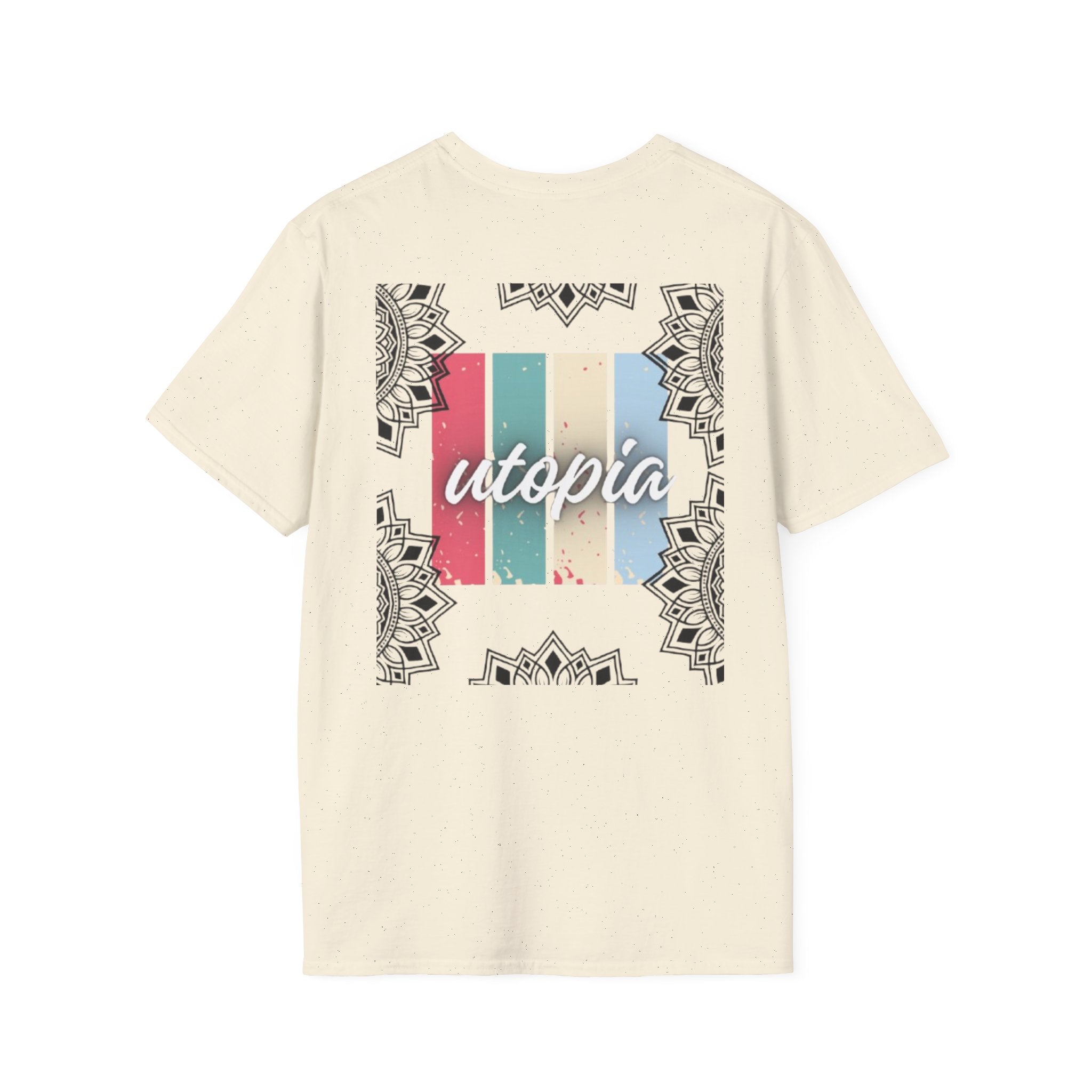 Utopia Retro Stripe Mandala T-Shirt