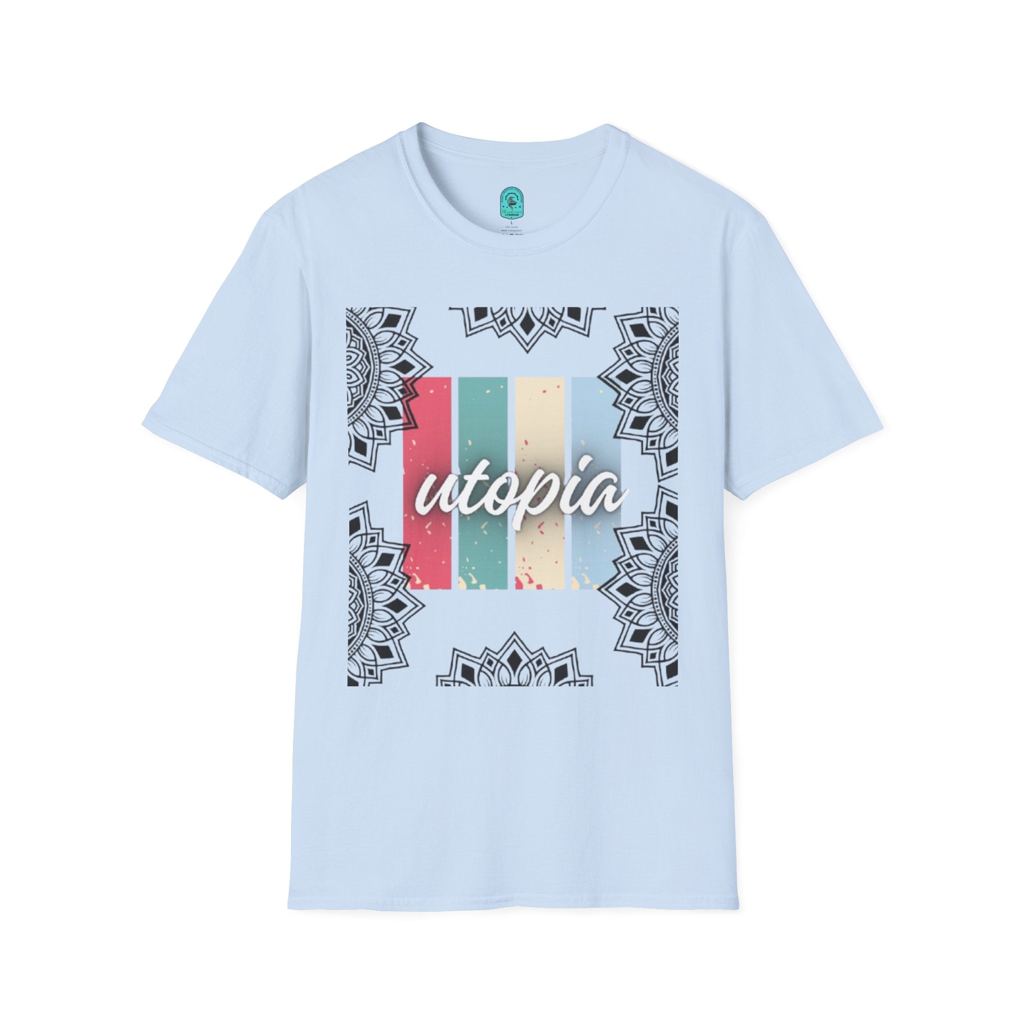 Utopia Retro Stripe Mandala T-Shirt