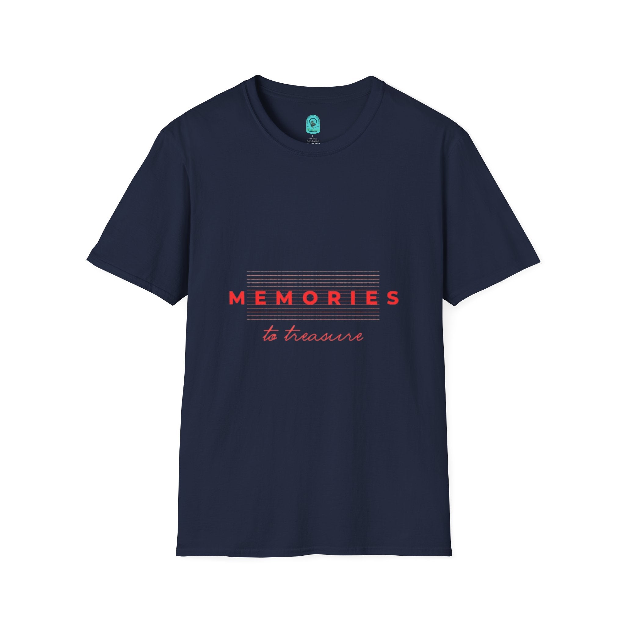 Memories Tee — "Memories to Treasure" Minimalist Casual T-Shirt
