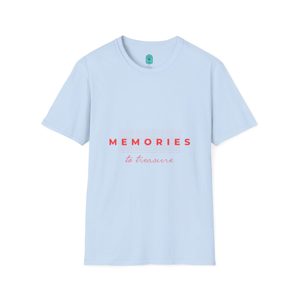 Memories Tee — "Memories to Treasure" Minimalist Casual T-Shirt