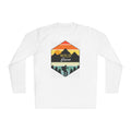 Wildflower Hikers Long Sleeve Tee — Retro Mountain Adventure Shirt