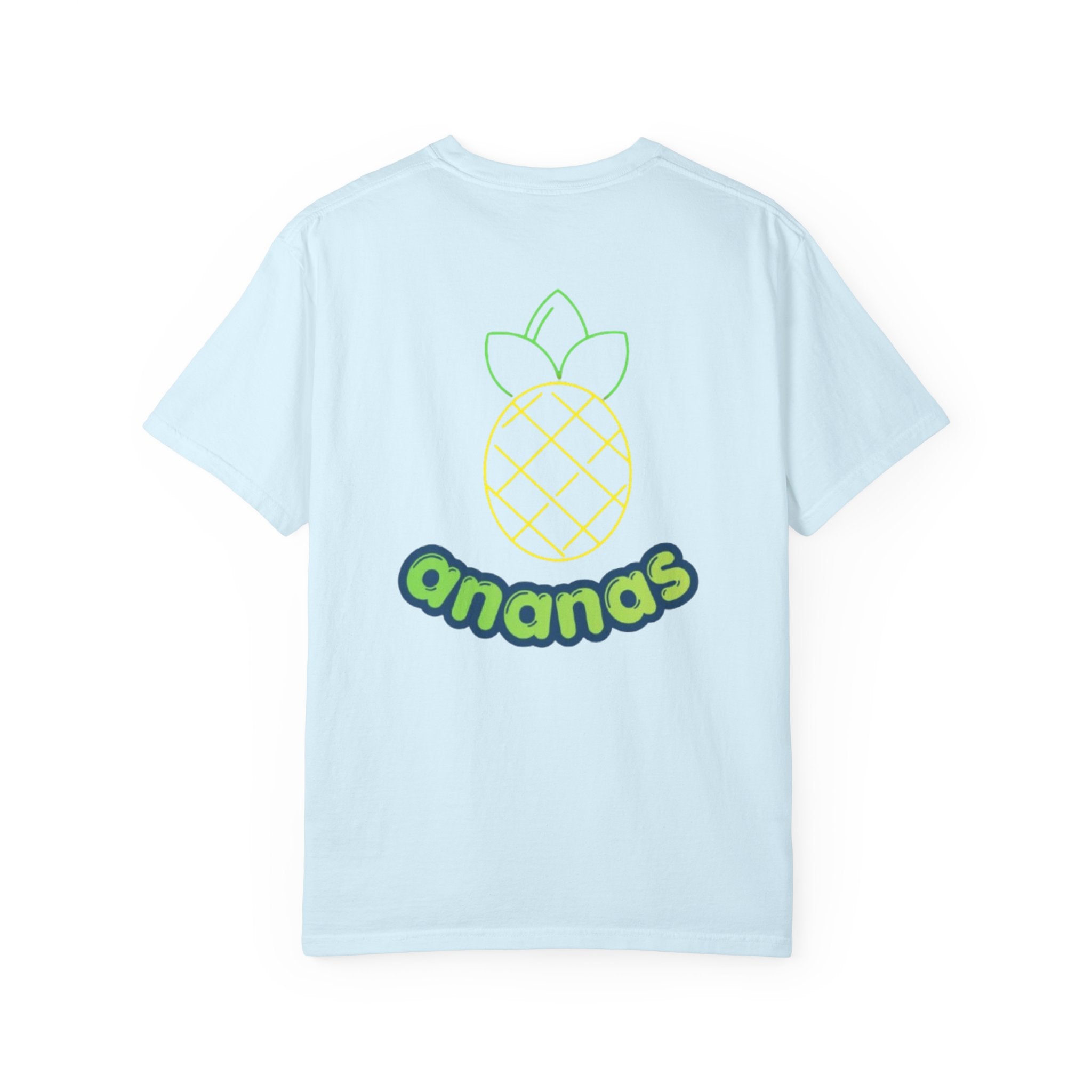 Pineapple 'ananas' Graphic T-Shirt — Tropical Retro Fruit Tee